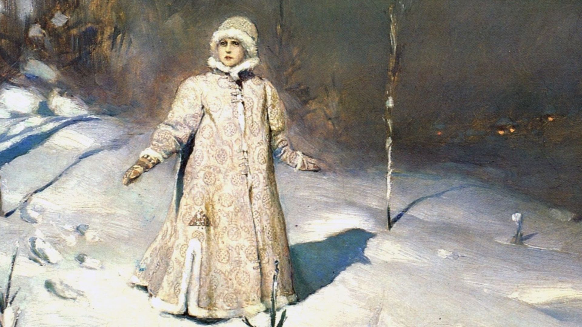 A l’origine de Blanche-Neige, le conte populaire russe Snégourotchka, mis en musique par Rimski-Korsakov