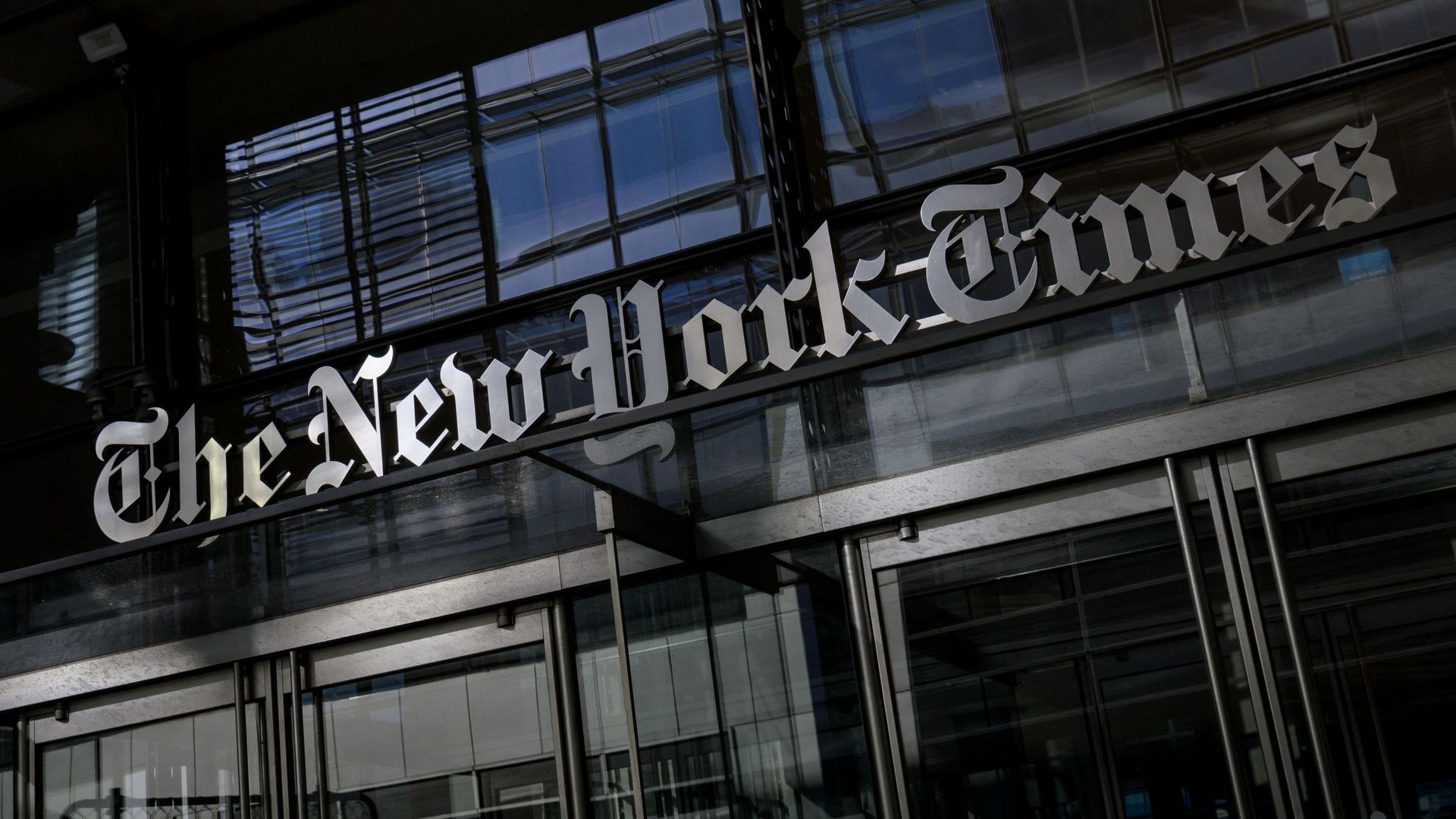 Photographie des bureaux du New York Times vainqueur du prix Pulitzer 2023.