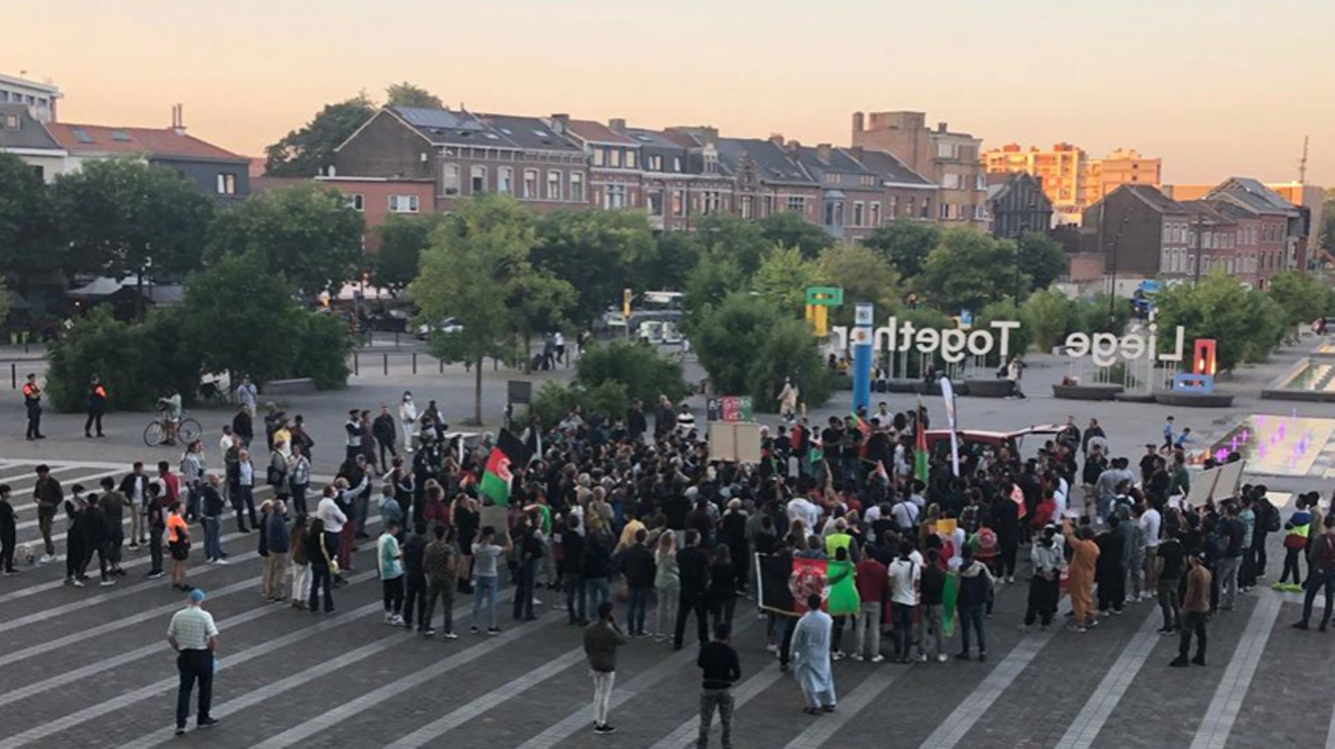 200 personnes ont manifesté à Liège pour l'amélioration du sort du peuple afghan