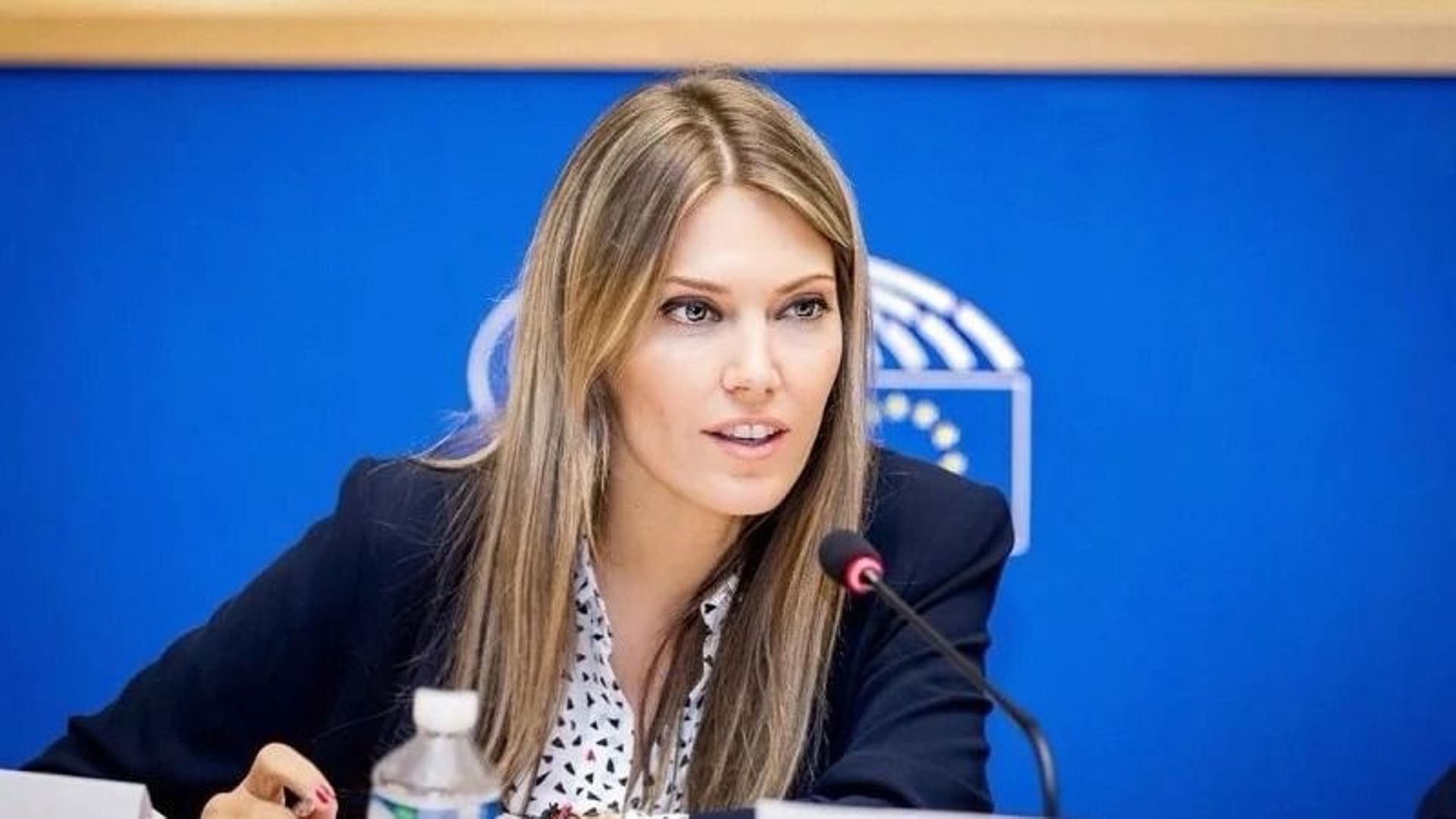 La vice-présidente du Parlement européen Eva Kaili.