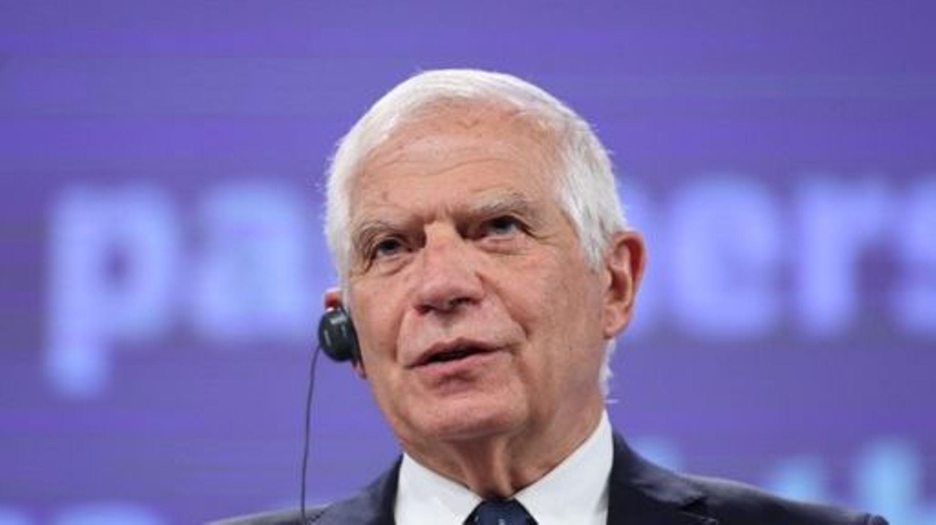 High Representative of the European Union for Foreign Affairs and Security Policy Josep Borrell speaks during a press conference on the EU’s partnership with Latin America and the Caribbeann at the EU headquarters, in Brussels on June 7, 2023. Kenzo TRIB