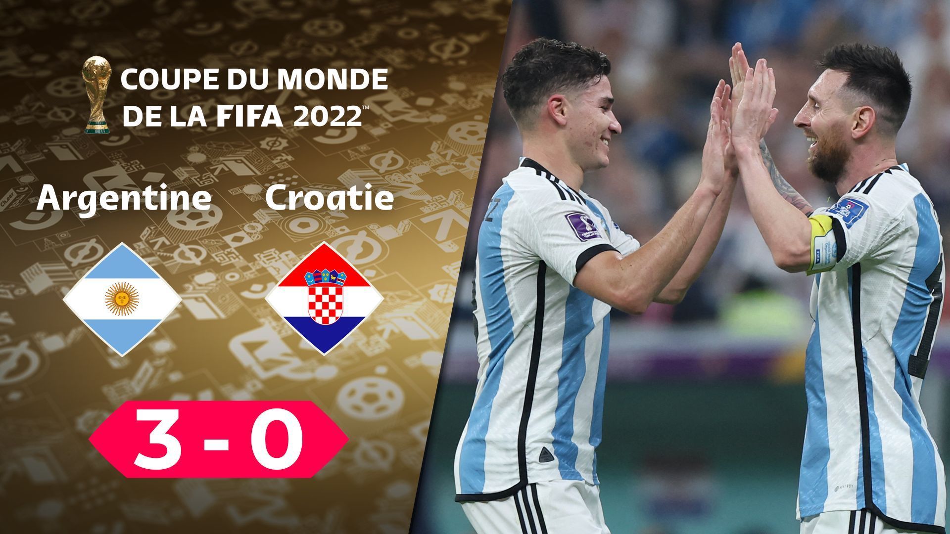 L’Argentine, emmenée par son génie Messi, bat la Croatie et se qualifie ...