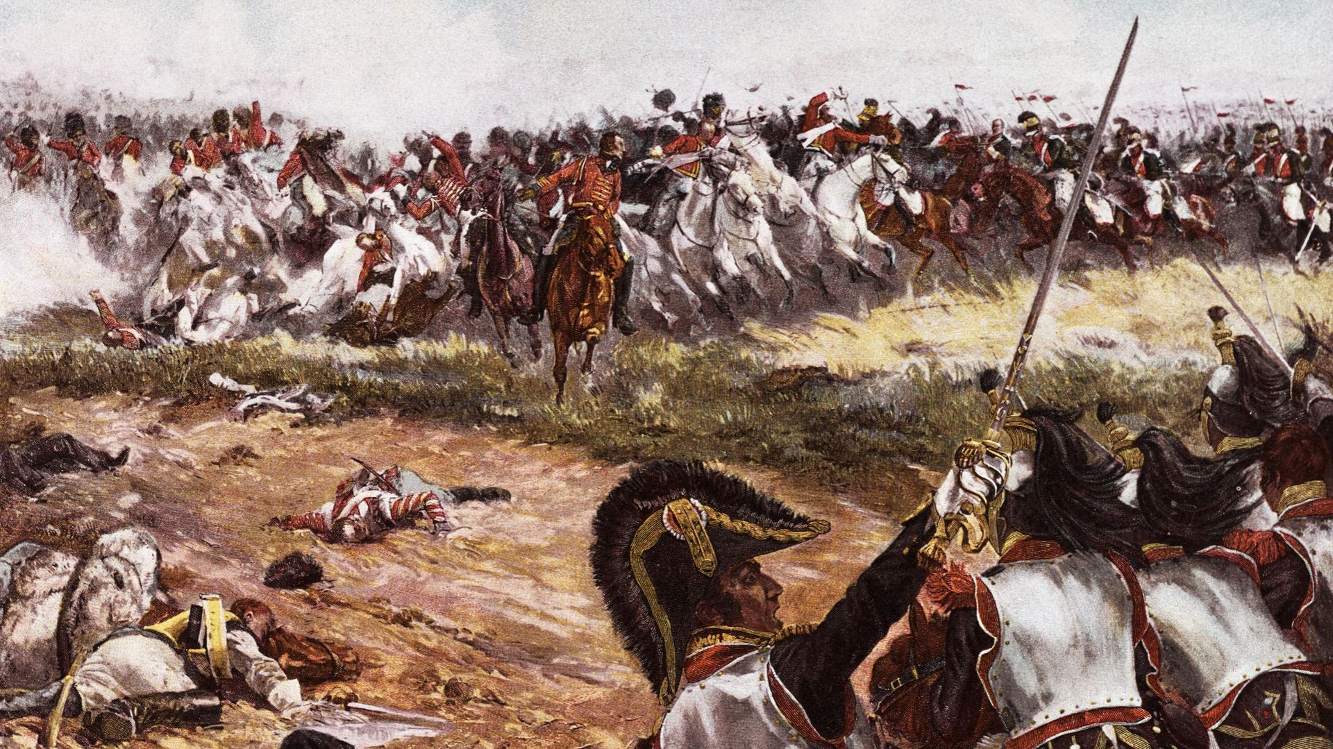 Illustration de la Bataille de Waterloo