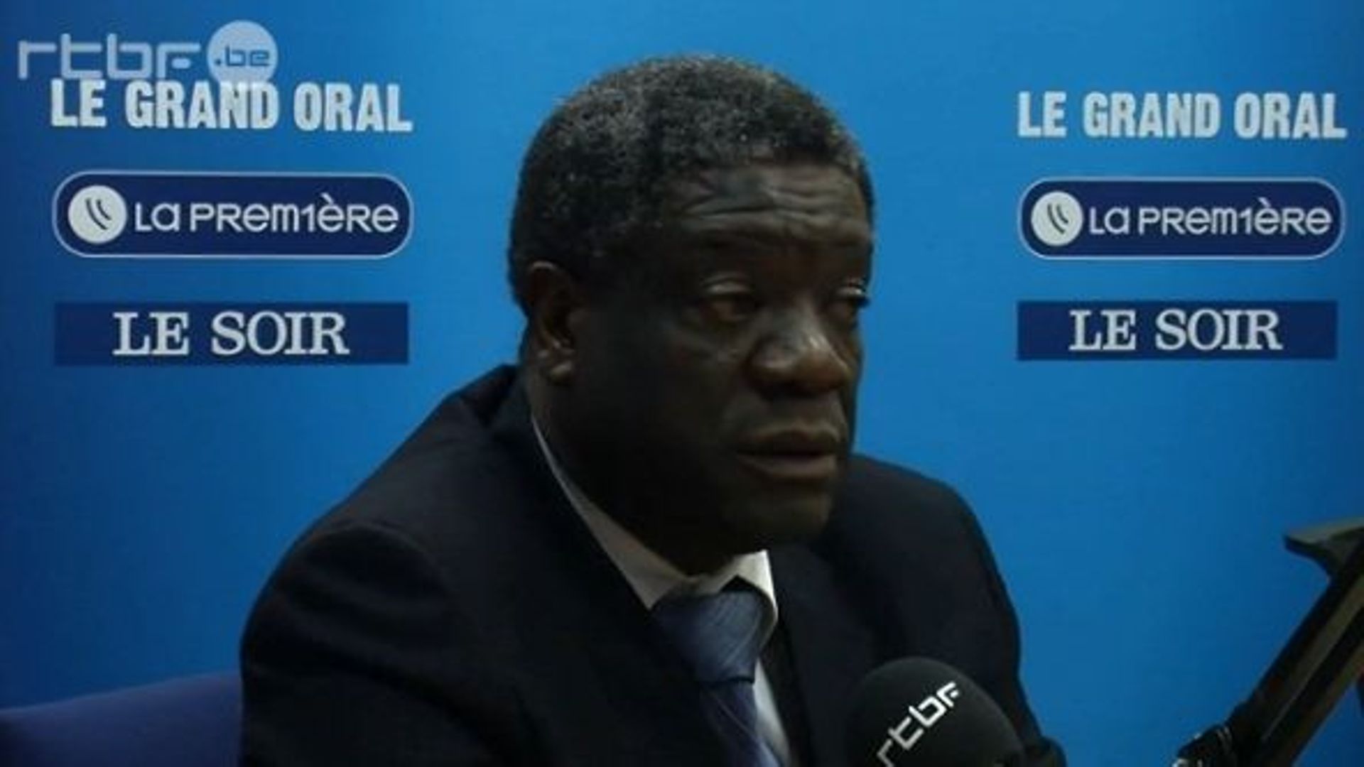 Le Dr Denis Mukwege était l'invité du grand Oral RTBF-Le Soir
