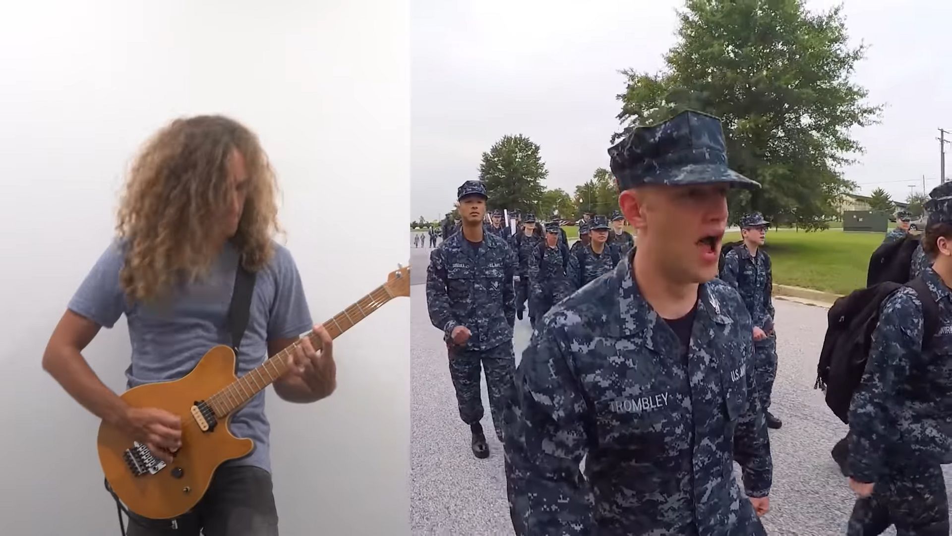 Bluffant : il transforme une chanson de soldats de la Navy en titre de metal