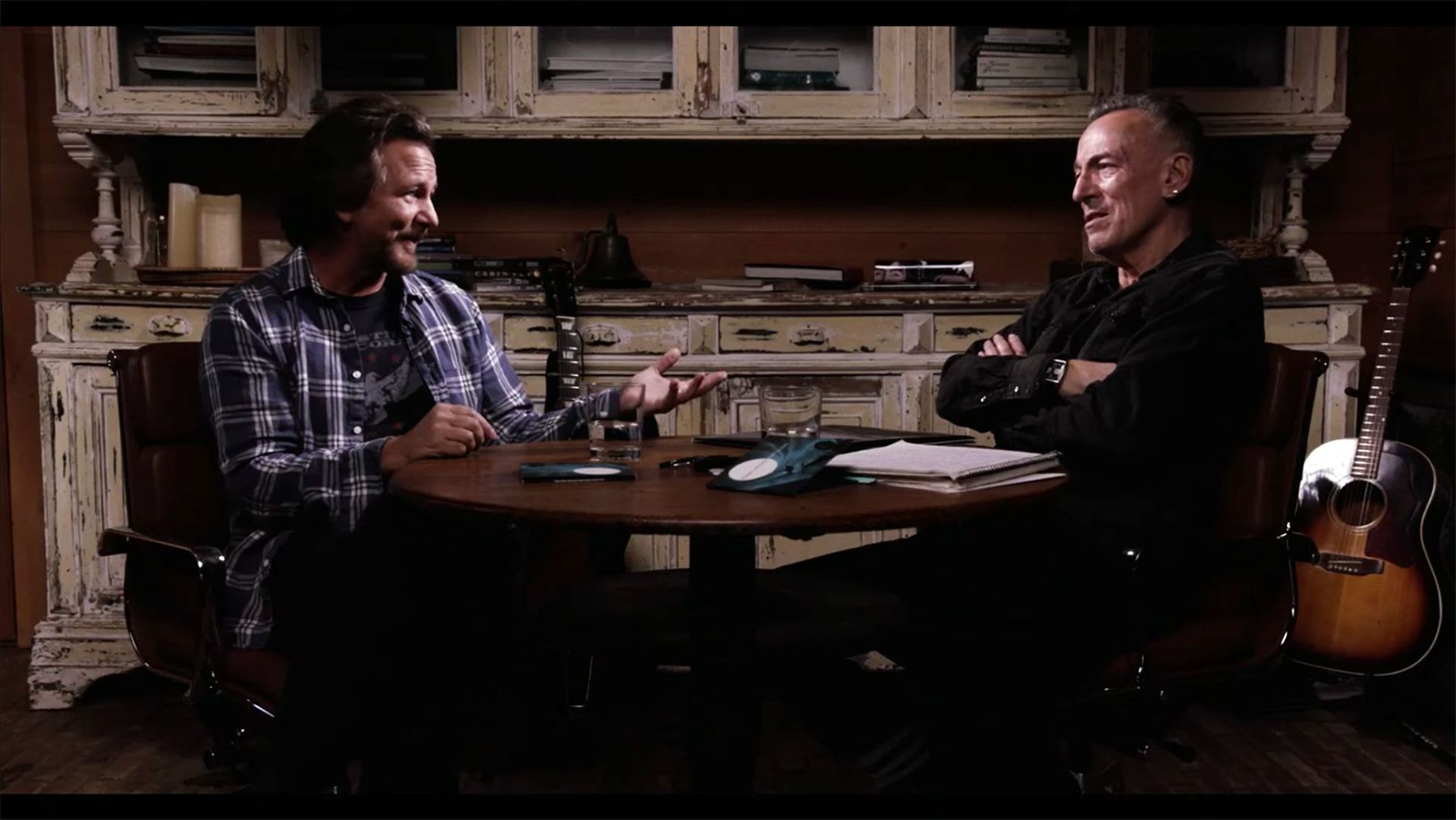 Eddie Vedder et Bruce Springsteen