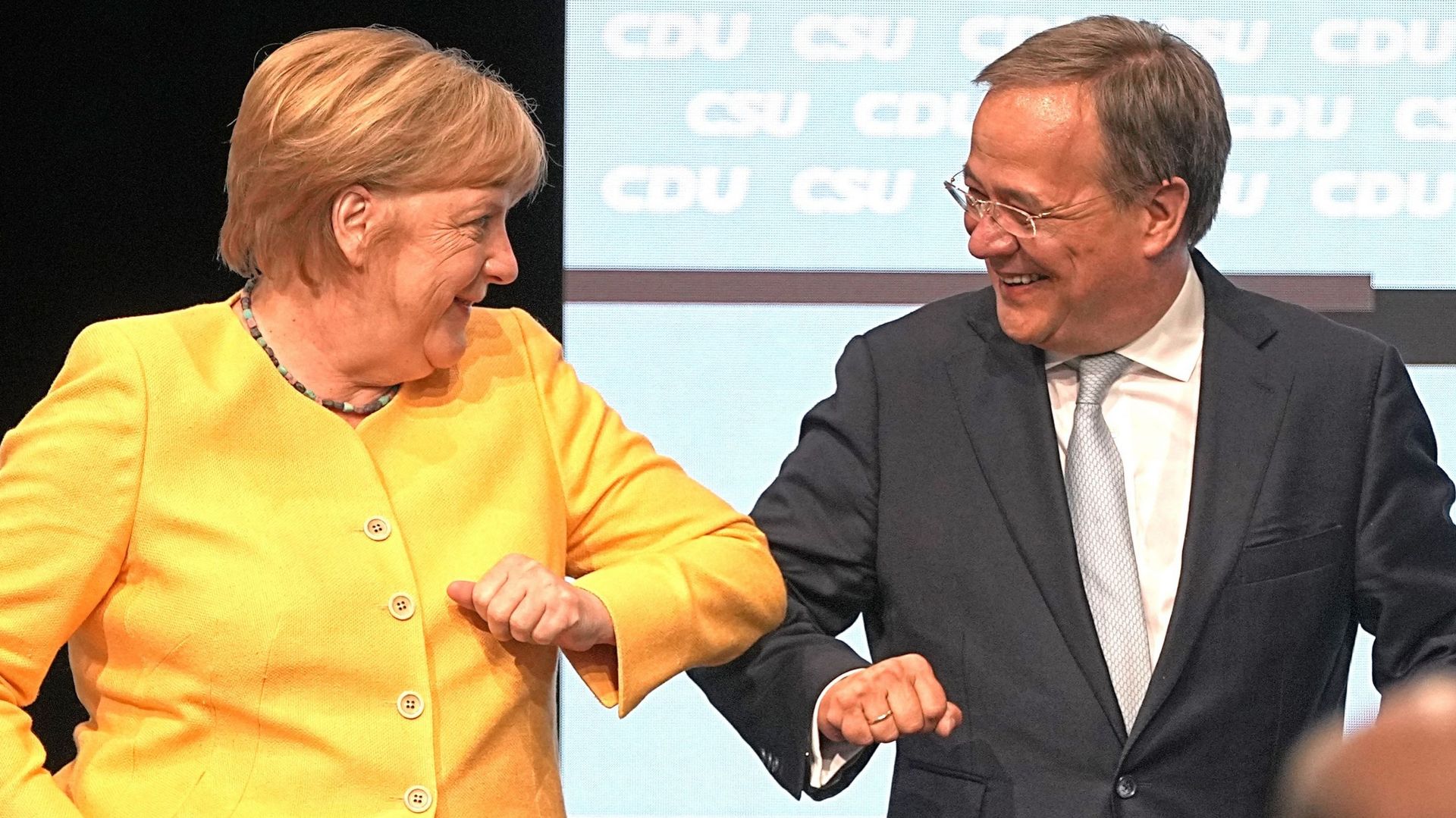 Angela Merkel et Armin Laschet
