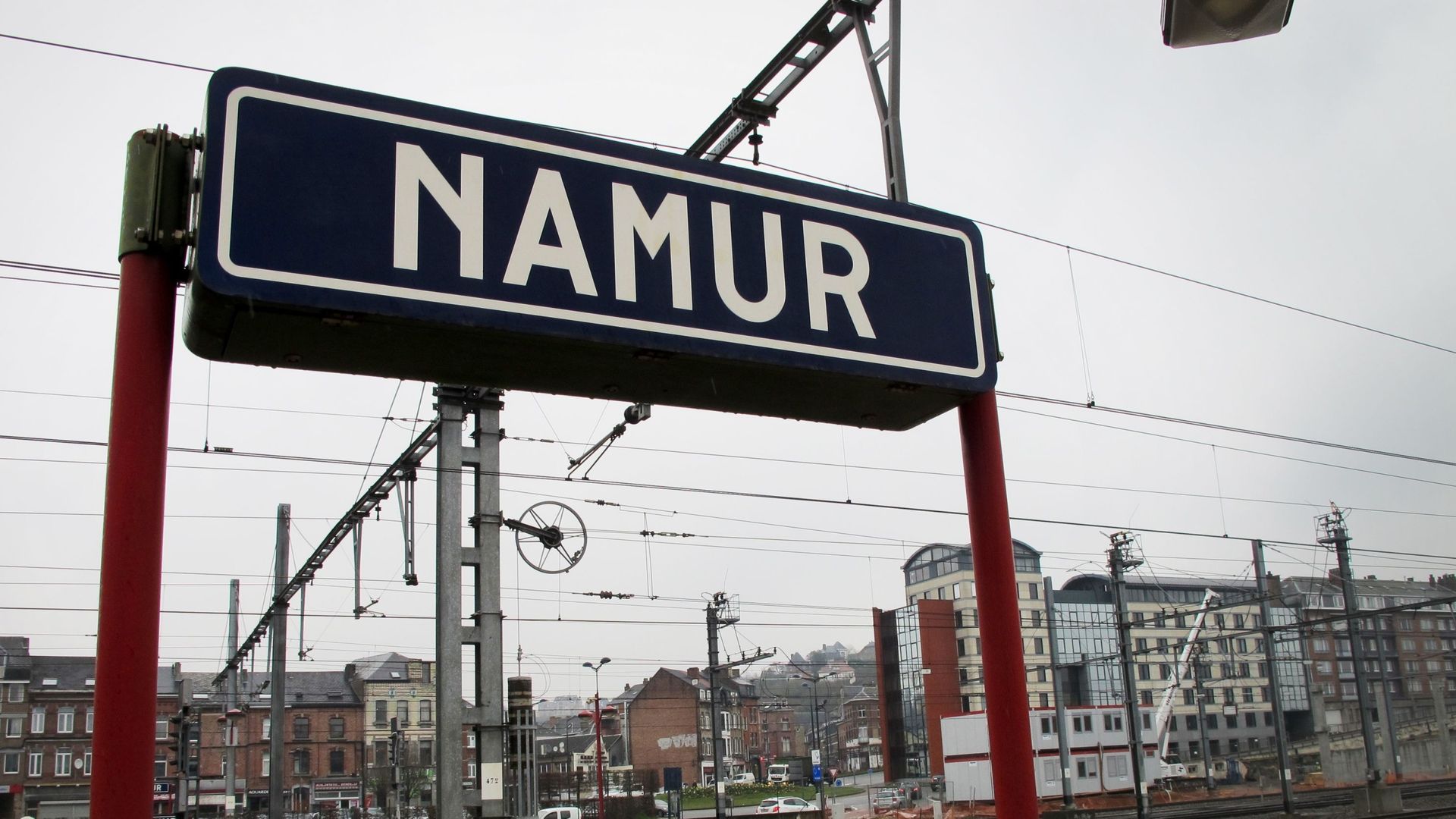 Dans la gare de Namur