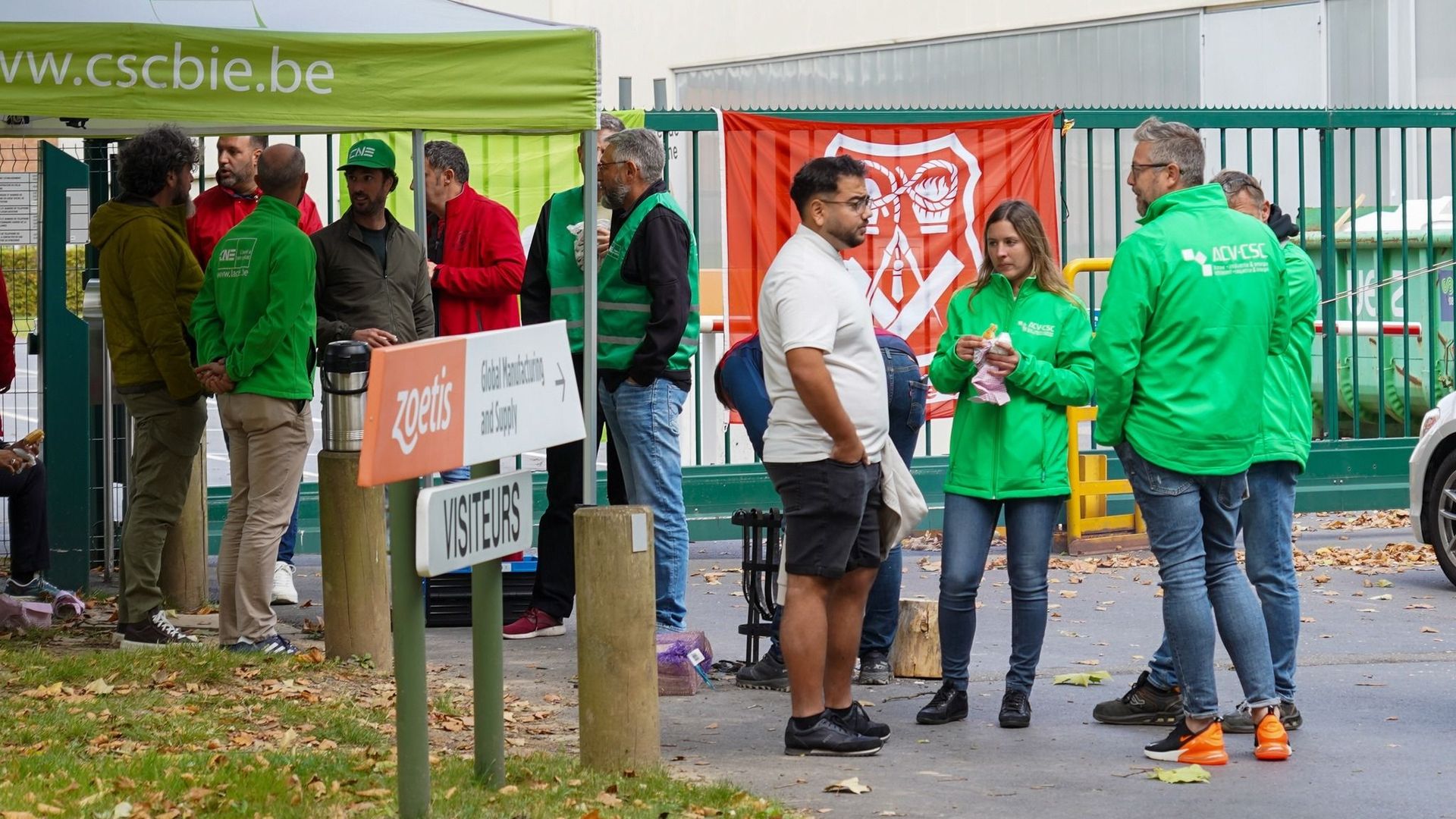 Un accord signé chez Zoetis à Louvain-la-Neuve après plusieurs jours de grève, le personnel obtient la prime souhaitée
