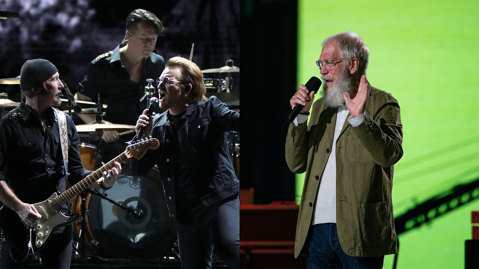 The Edge et Bono – David Letterman
