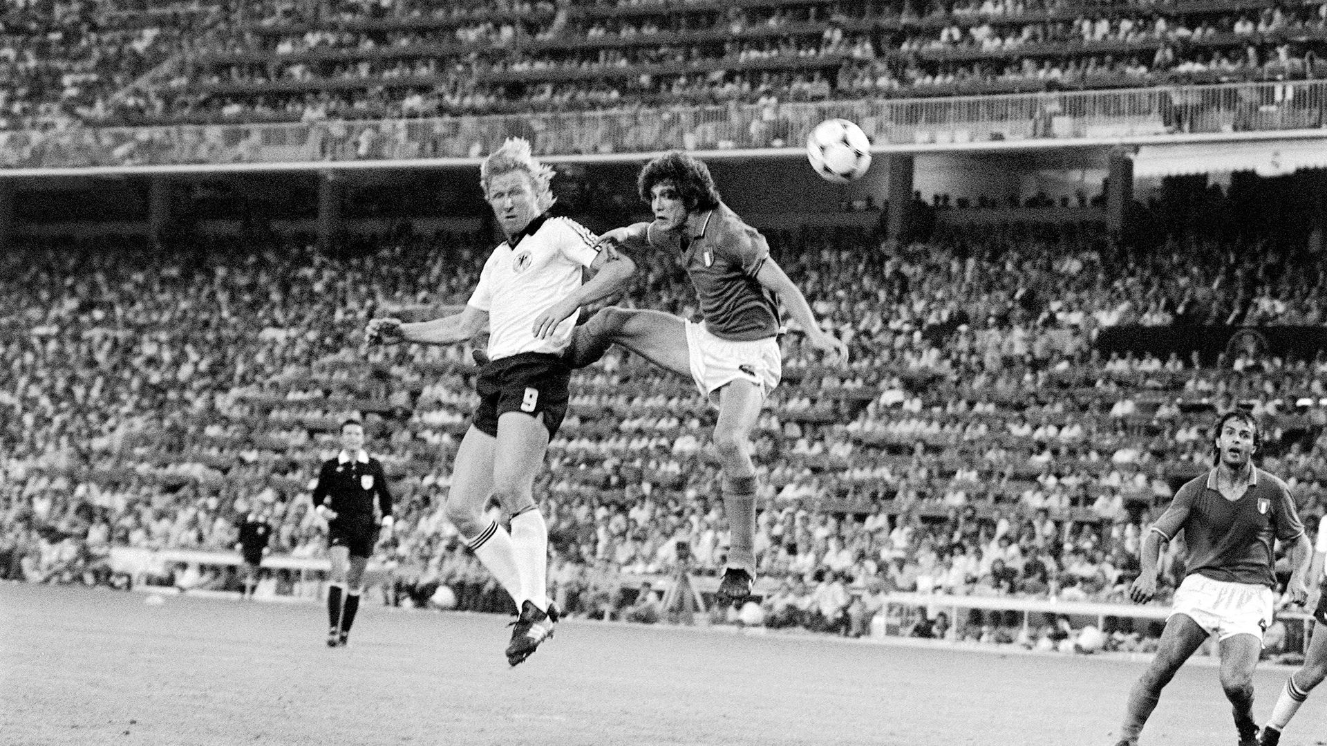 L’Italie et l’Allemagne de l’Ouest en finale du Mondial 1982