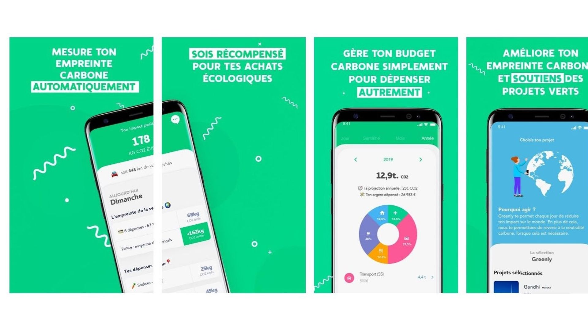 L'application Greenly sous Android