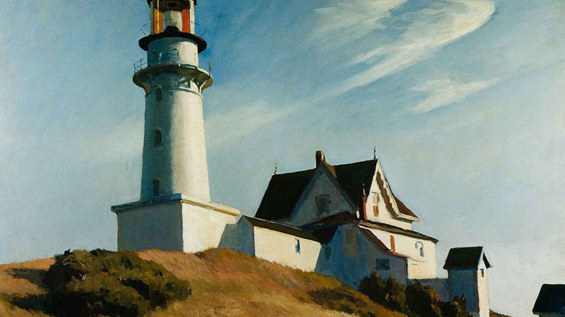 Lighthouse at Two Lights by Edward Hopper