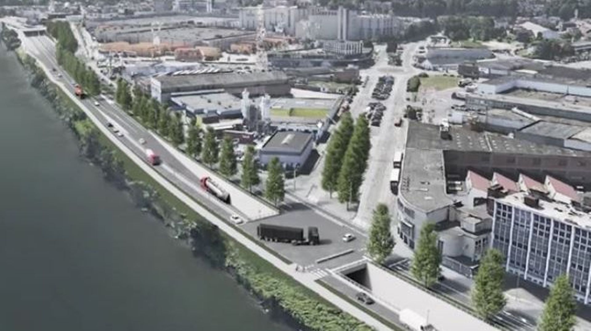 Voici à quoi ressemblera le futur boulevard urbain à l'entrée de Liège.