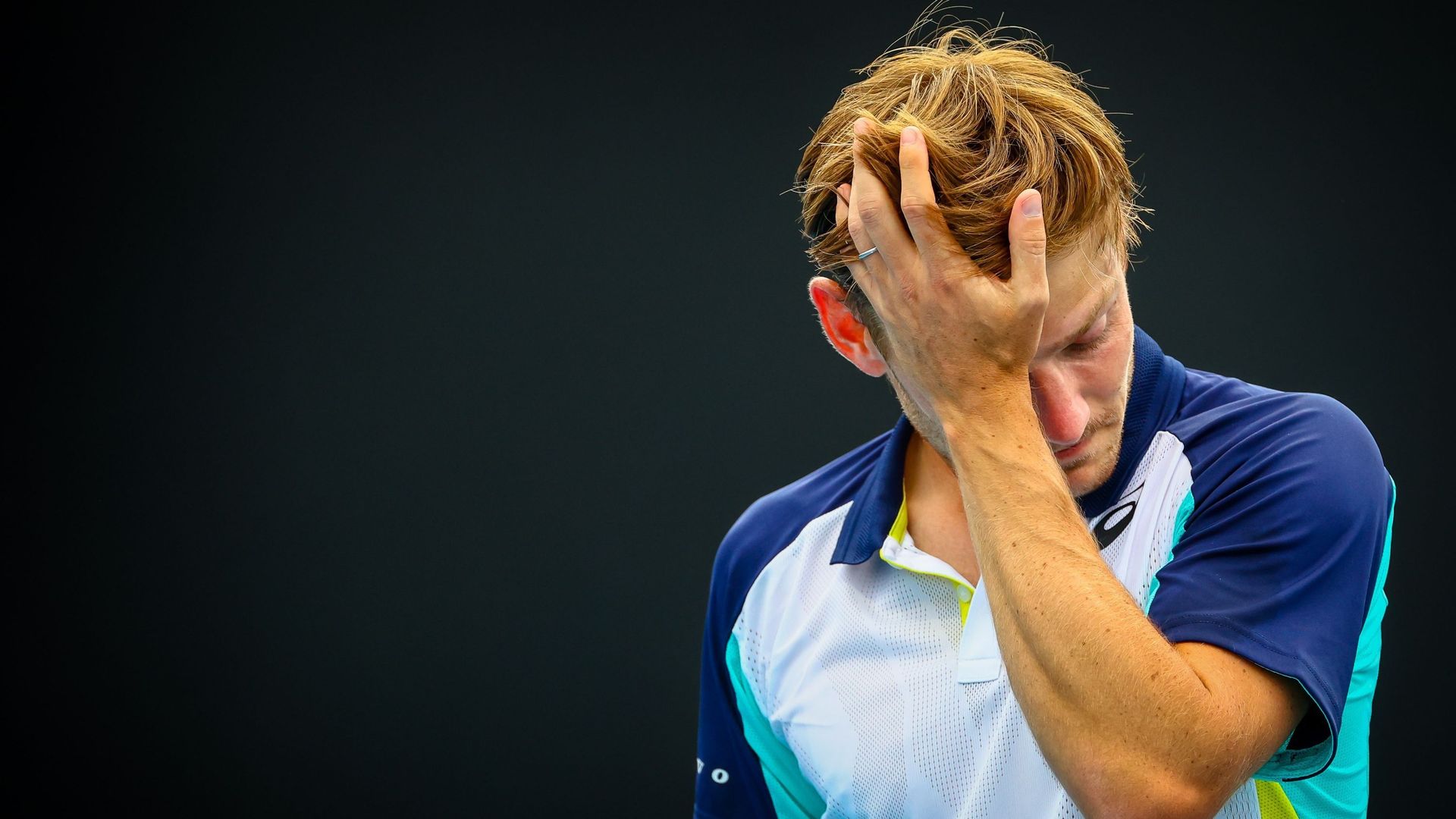 David Goffin après son élimination au premier tour de l'Open d'Australie face à Evans.
