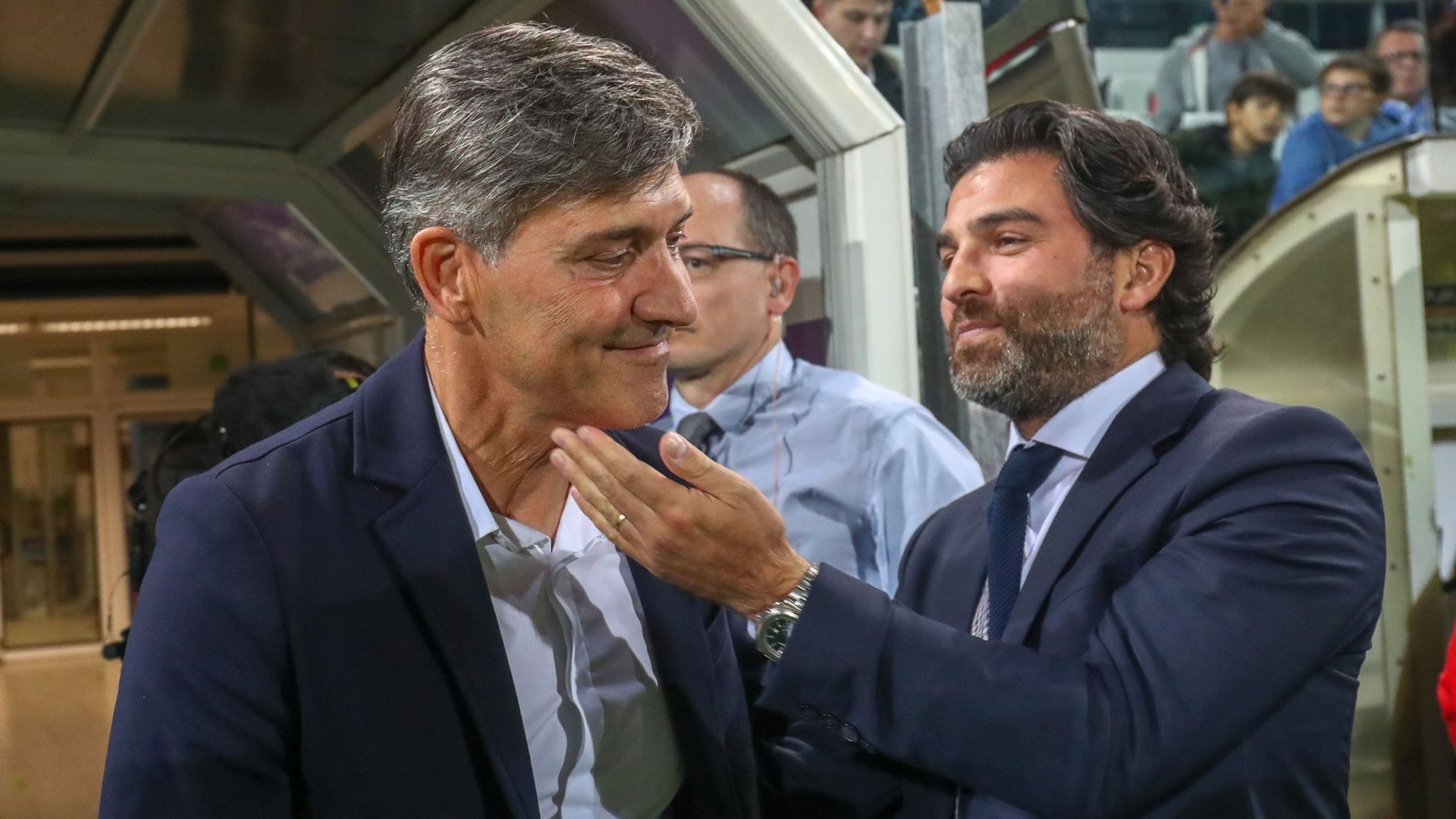 Felice Mazzù et Mehdi Bayat