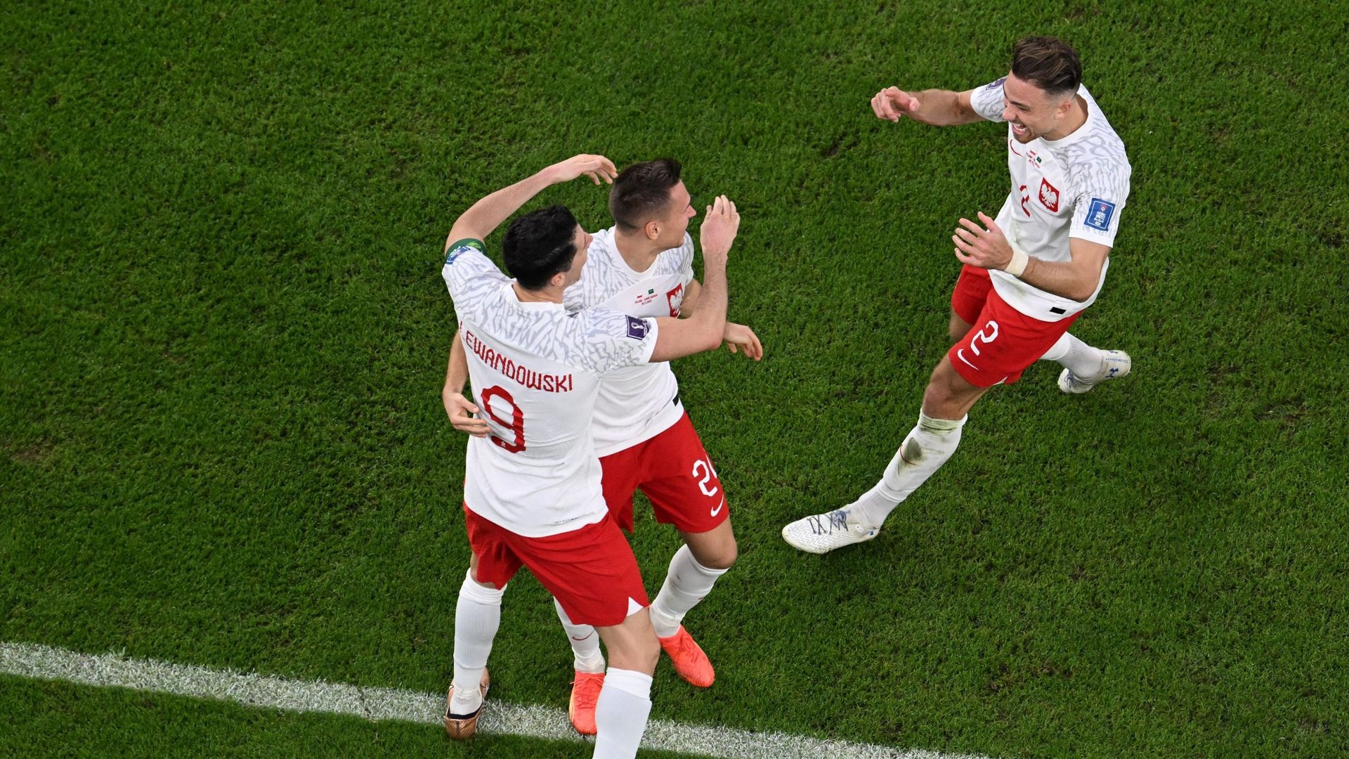 Lewandowski a inscrit son premier but en Coupe du monde.