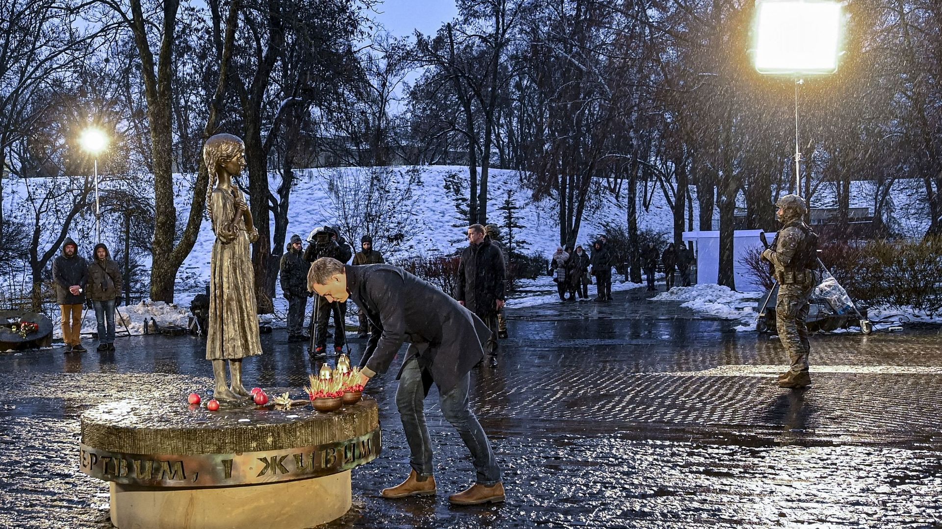 Le Premier ministre Alexander De Croo a participé aux commémorations de l’Holodomor, la Grande Famine de 1932 organisée par Staline.