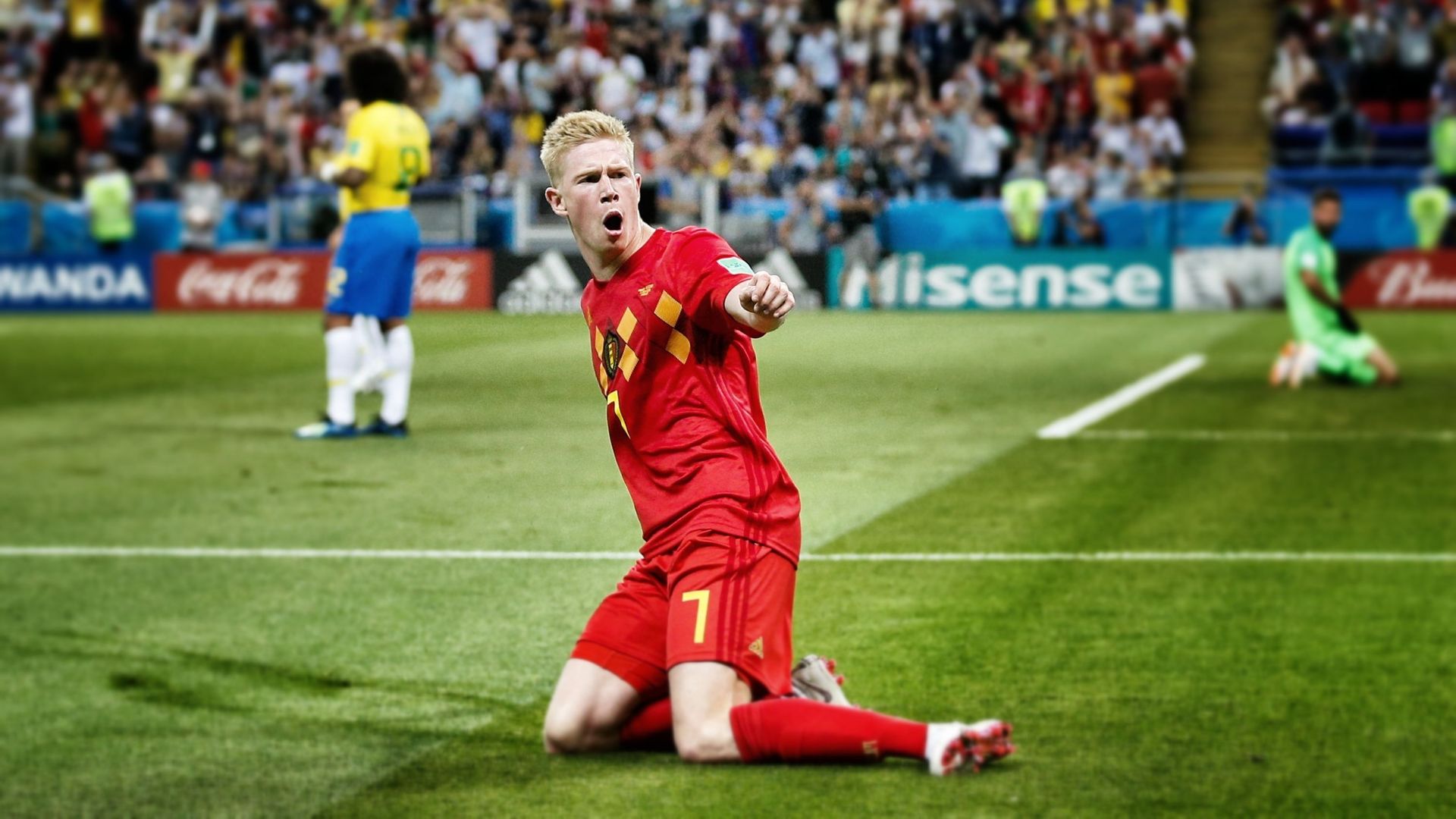 Kevin De Bruyne plante le deuxième: cette Belgique c'est le Brésil ! 