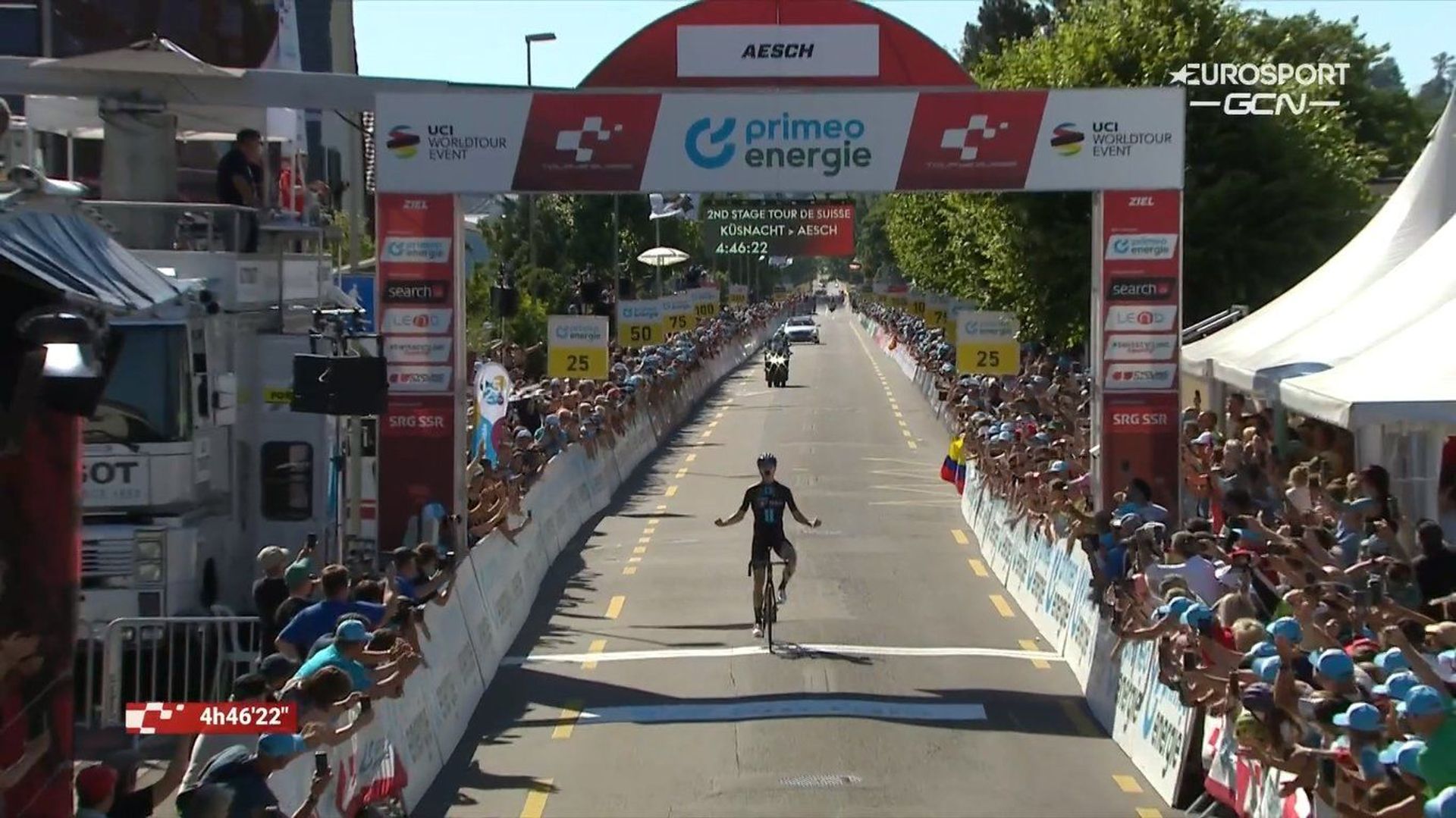 Giro di Svizzera: Andreas Liknesund vince da solo la seconda tappa
