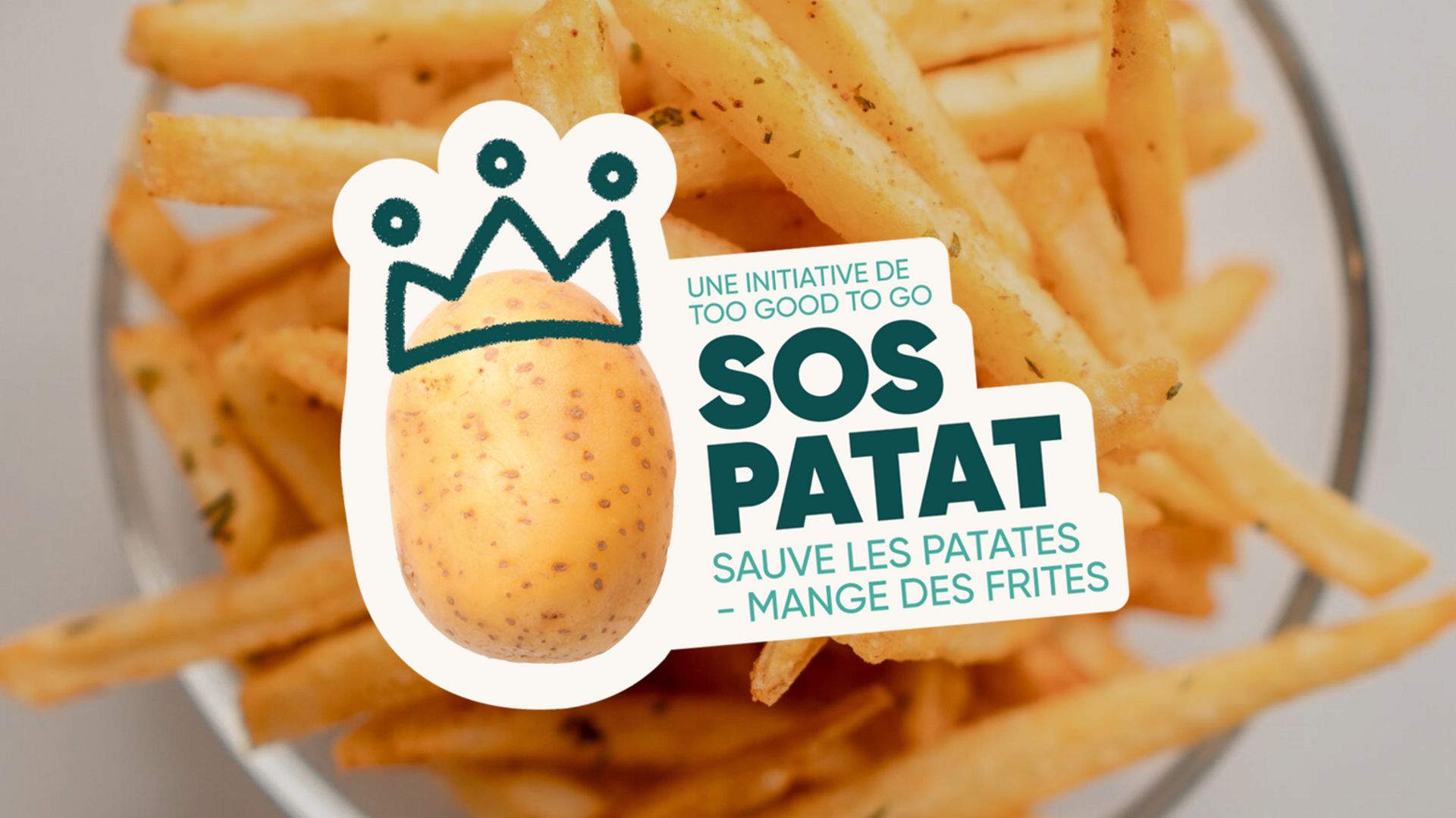 Des affiches et un spot pour inviter les Belges à manger plus de frites pour éviter le gaspillage