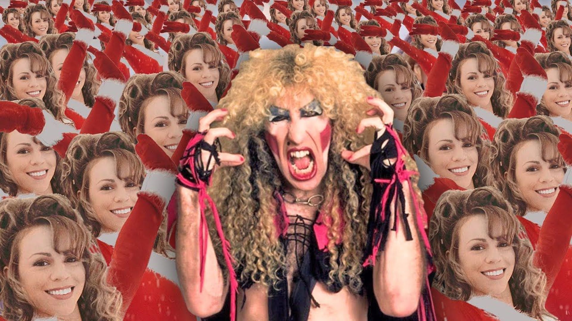 Un mashup de Noël délirant entre Twisted Sister et Mariah Carey