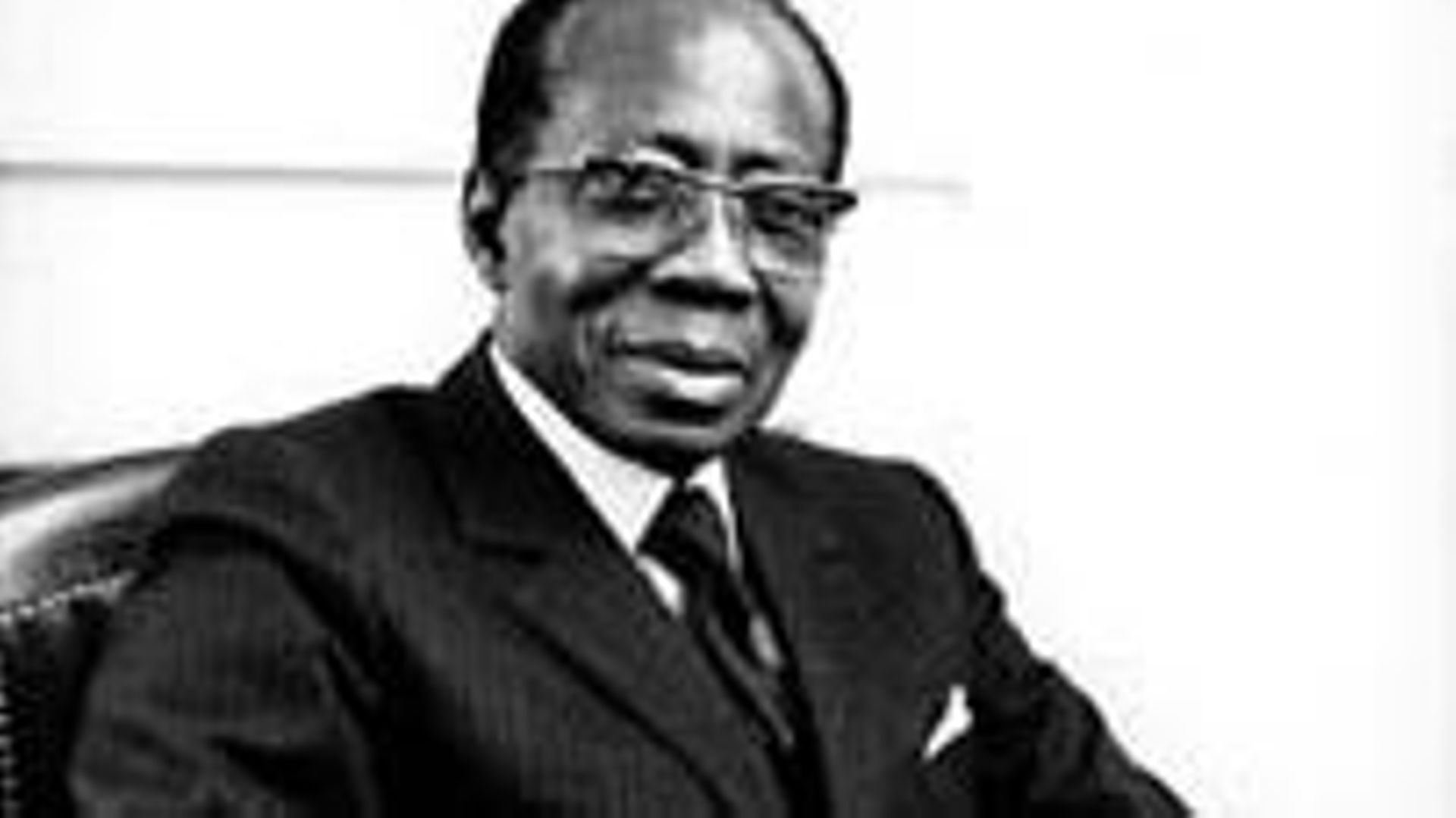 Leopold Sedar Senghor, premier Président du Sénégal indépendant de 1960 à 1980.