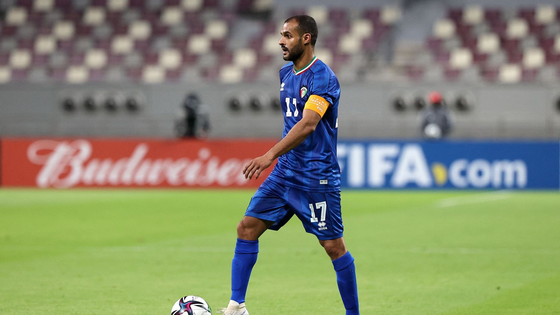 Bader al-Mutawa est devenu le joueur avec le plus de sélections internationales.