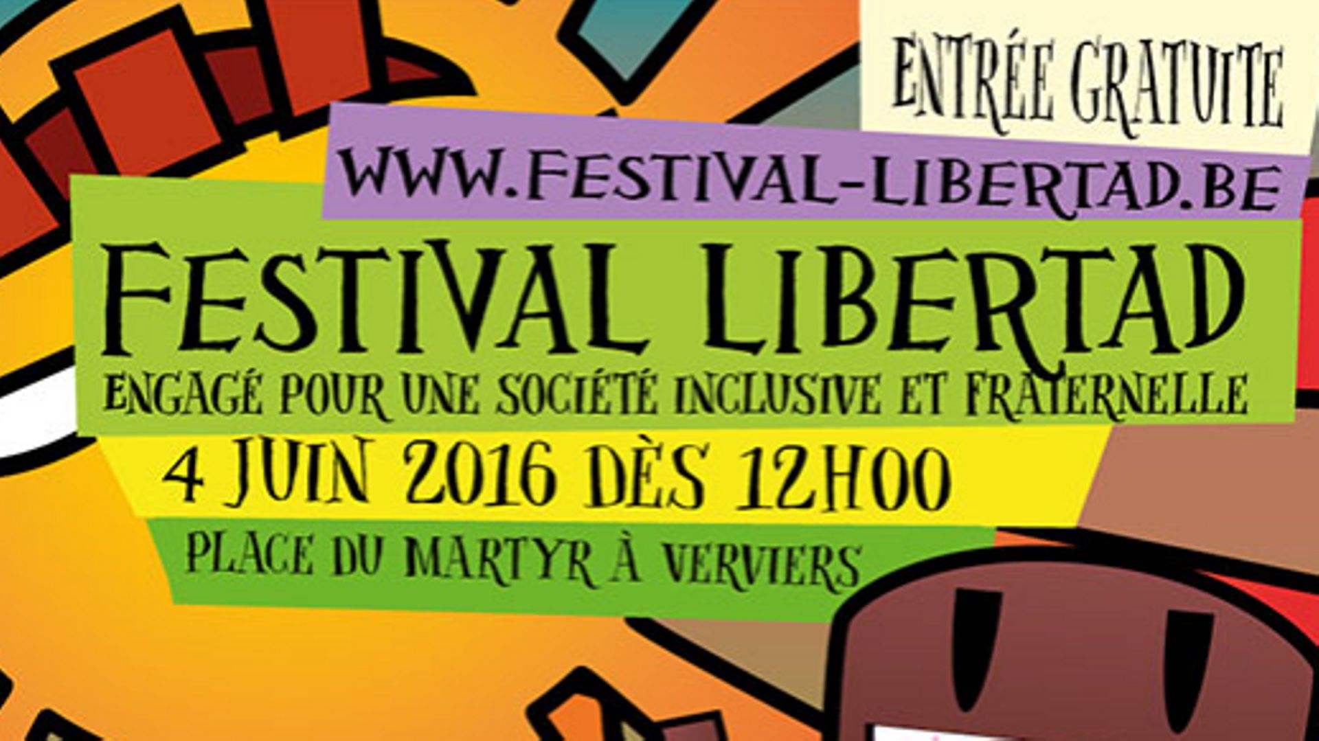Le festival Libertad s'installe sur la place du Martyr à Verviers