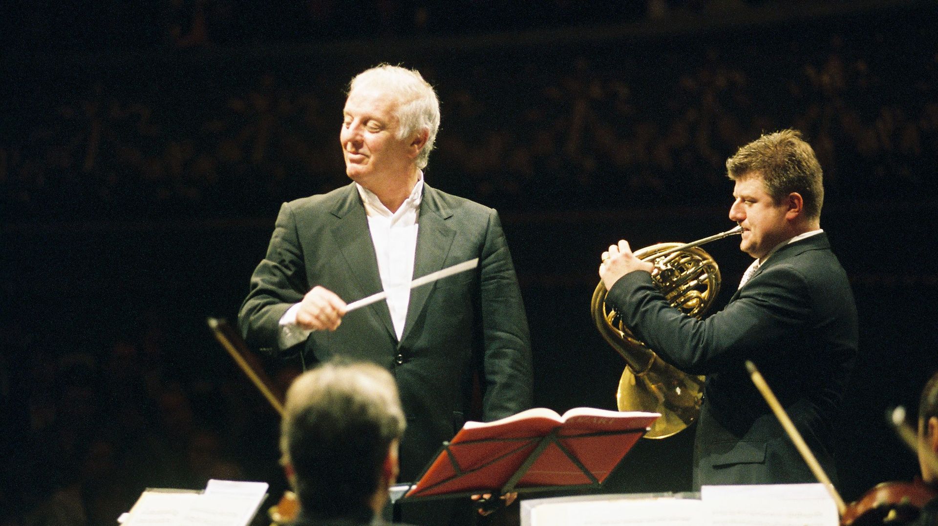 Daniel Barenboim au piano et à la direction dans un concert du Berliner Philharmoniker à Prague en 2006
