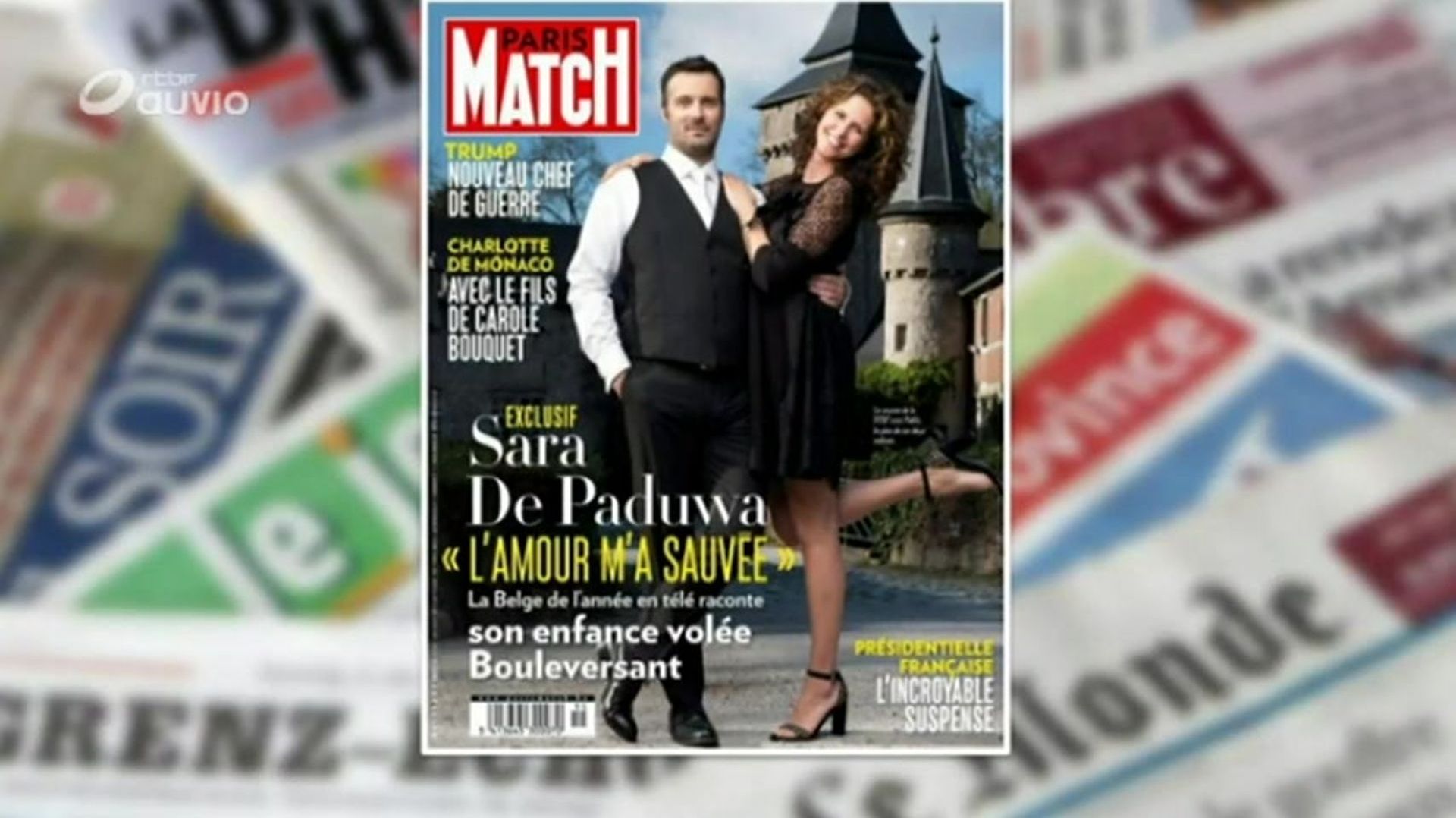 Sara de Paduwa en couverture de Paris Match