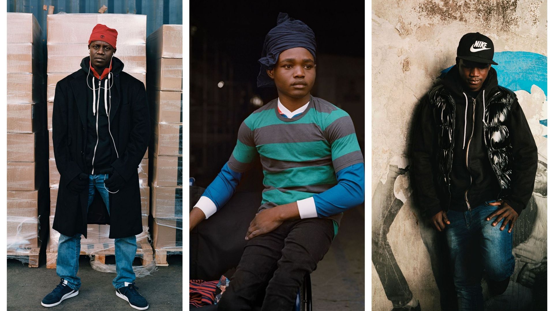 "Des sneakers comme Jay-Z", le projet photos qui fait parler les migrants et leurs vêtements