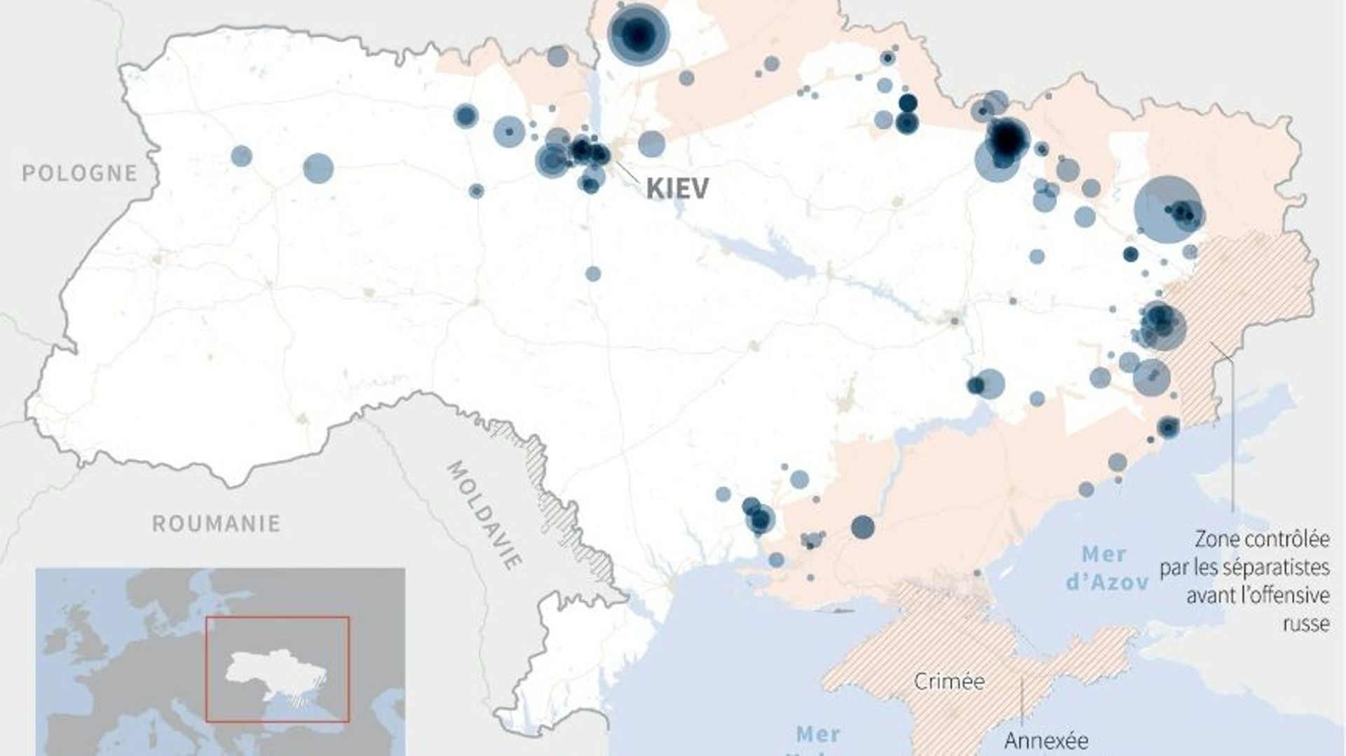 Les victimes civiles du conflit en Ukraine
