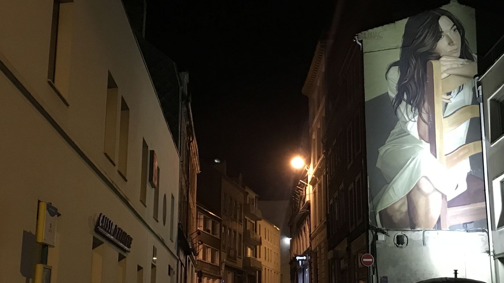Boulogne-sur-Mer, le soir.