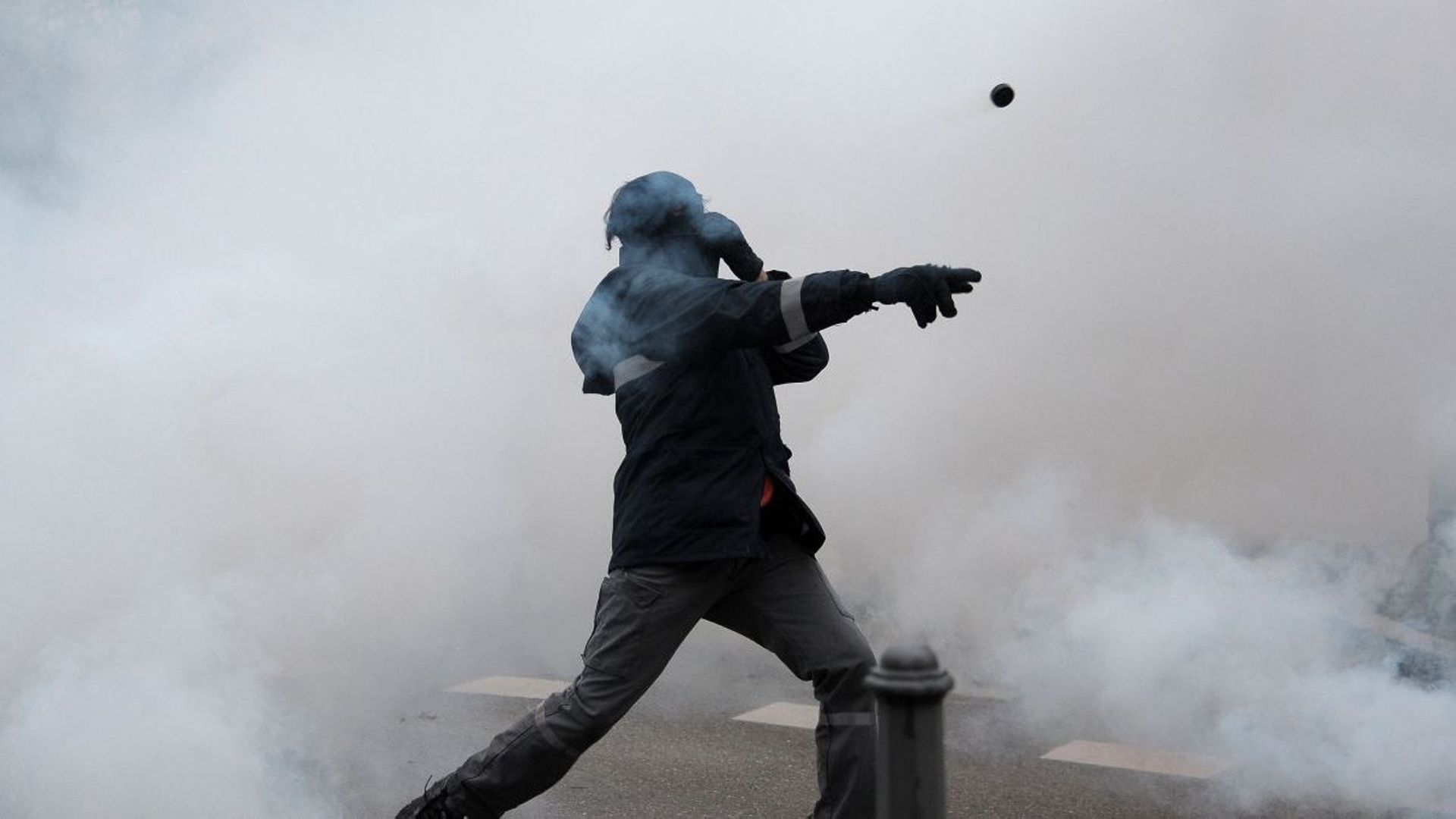 Affrontements à Strasbourg lors de la manifestaion des métallos