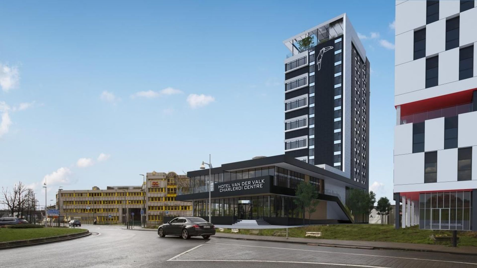 Charleroi : le permis pour la construction du nouvel hôtel Van Der Valk accordé