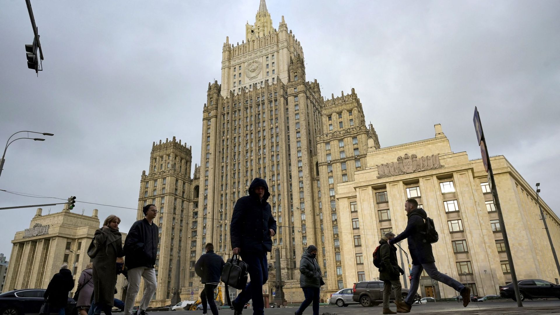 Retour au bercail pour des dizaines de diplomates russes : le palais stalinien du ministère des Affaires étrangères à Moscou