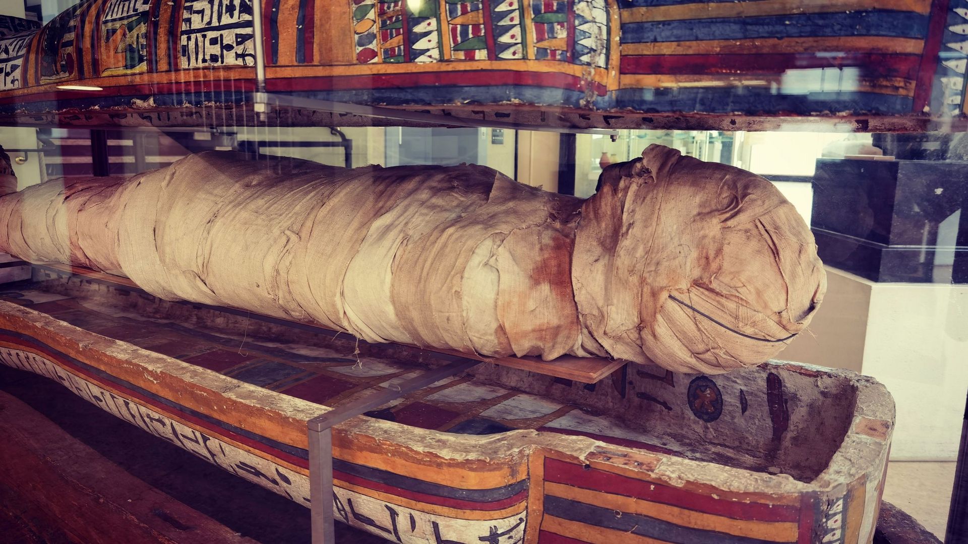 Osirmose dans les salles égyptiennes du Musée Art & Histoire