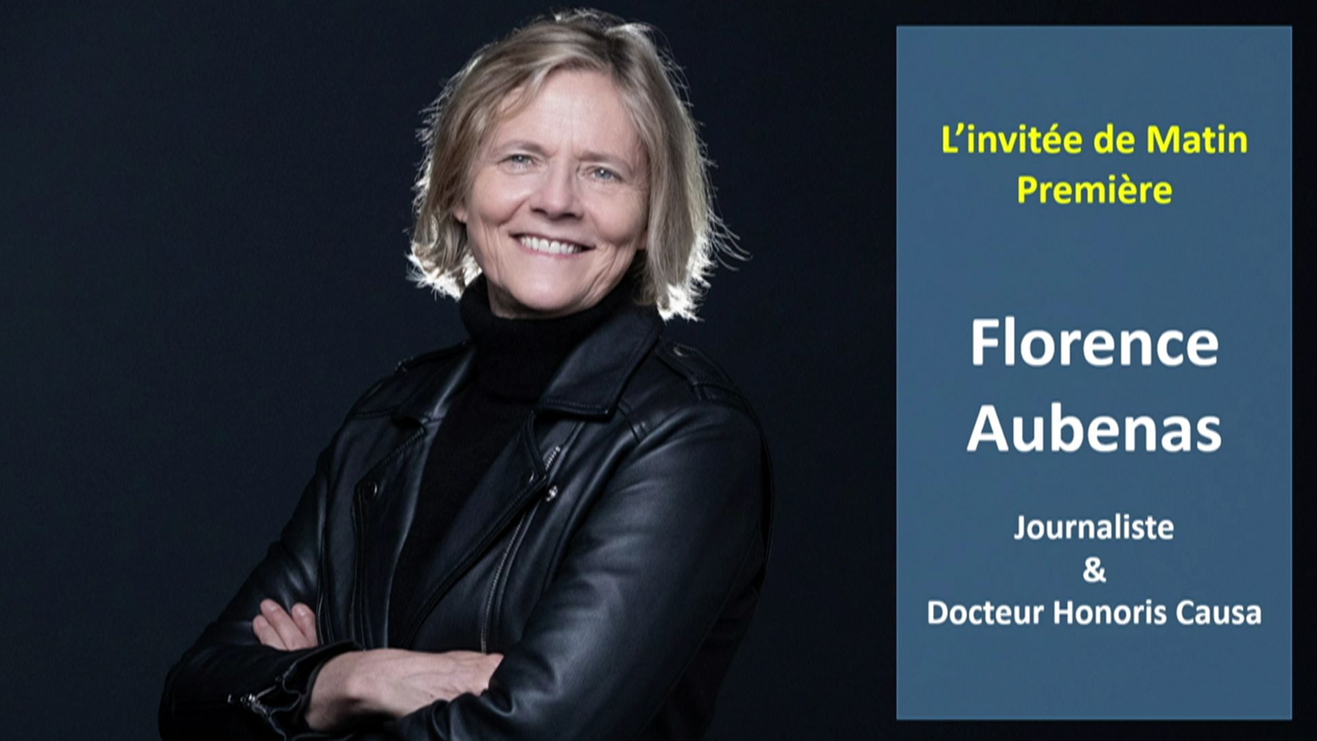 Florence Aubenas est maintenant docteur honoris causa de L’UCLouvain