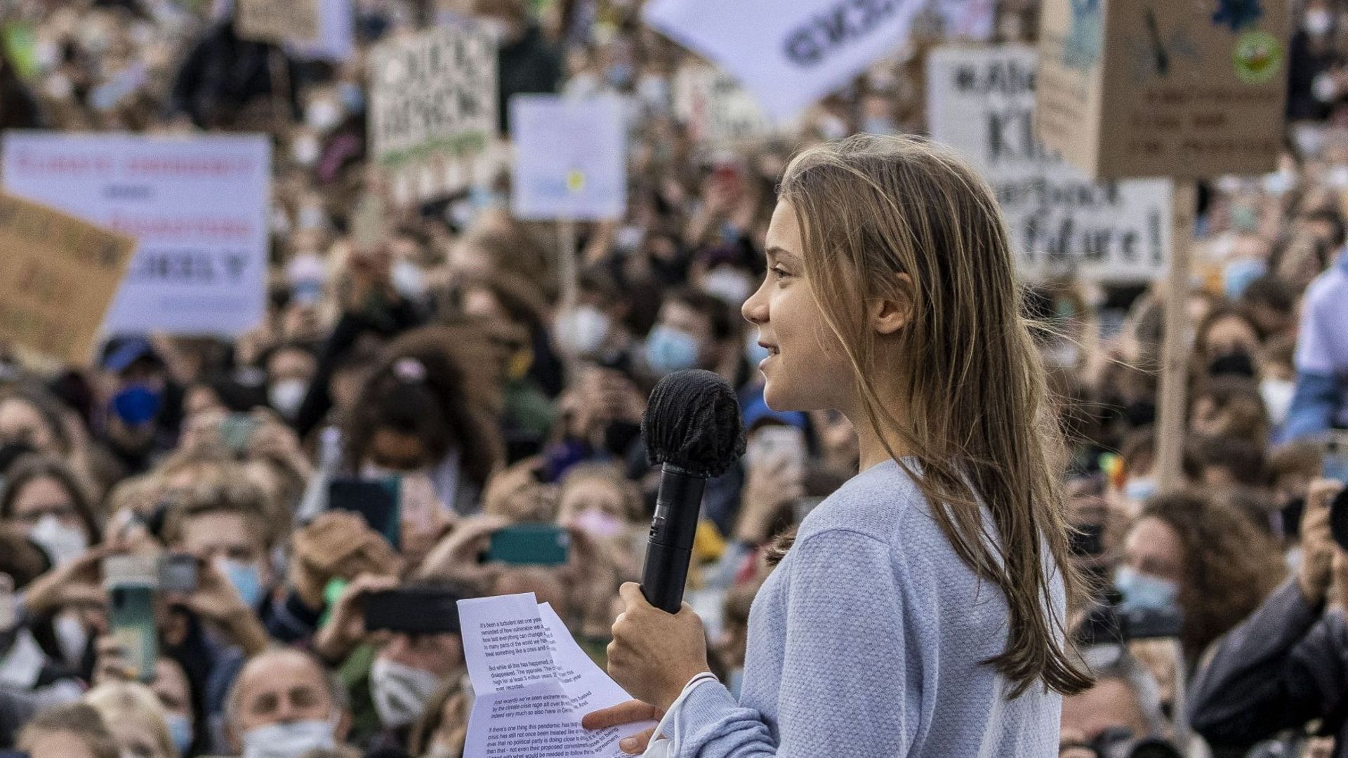 Fridays For Future Holds Large Scale Climate Strike March