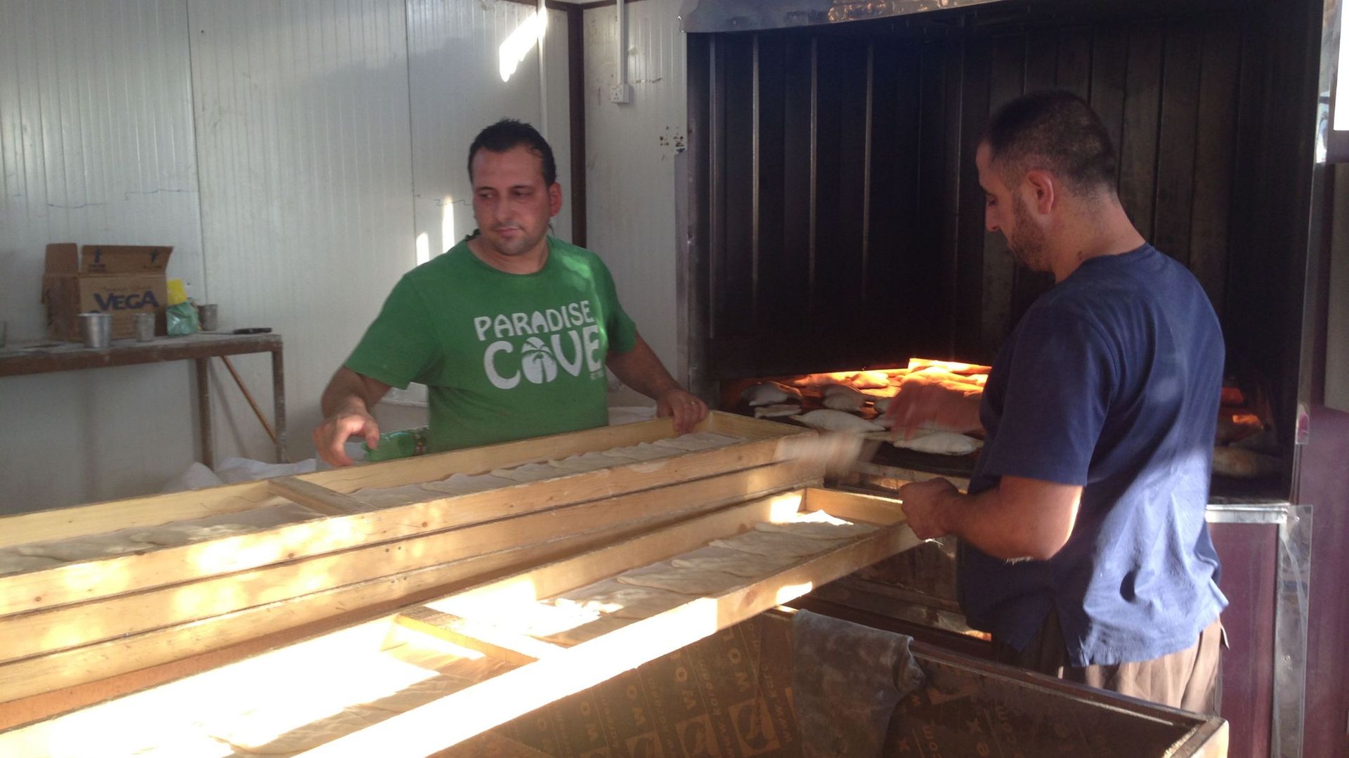 La boulangerie de réfugiés chrétiens du camp d'Ashti à Erbil