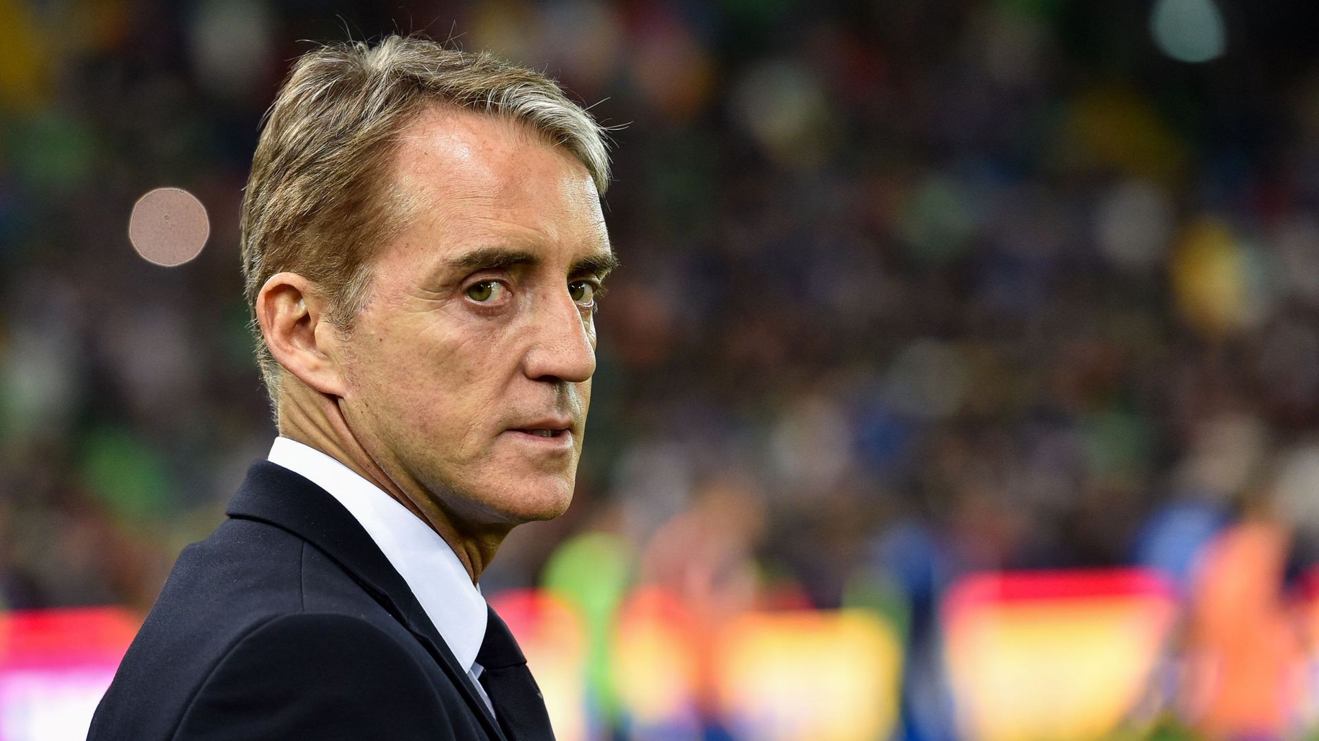 Le Selectionneur Italien Roberto Mancini Veut Que La Serie A Sattaque Au Racisme Rtbfbe 8756