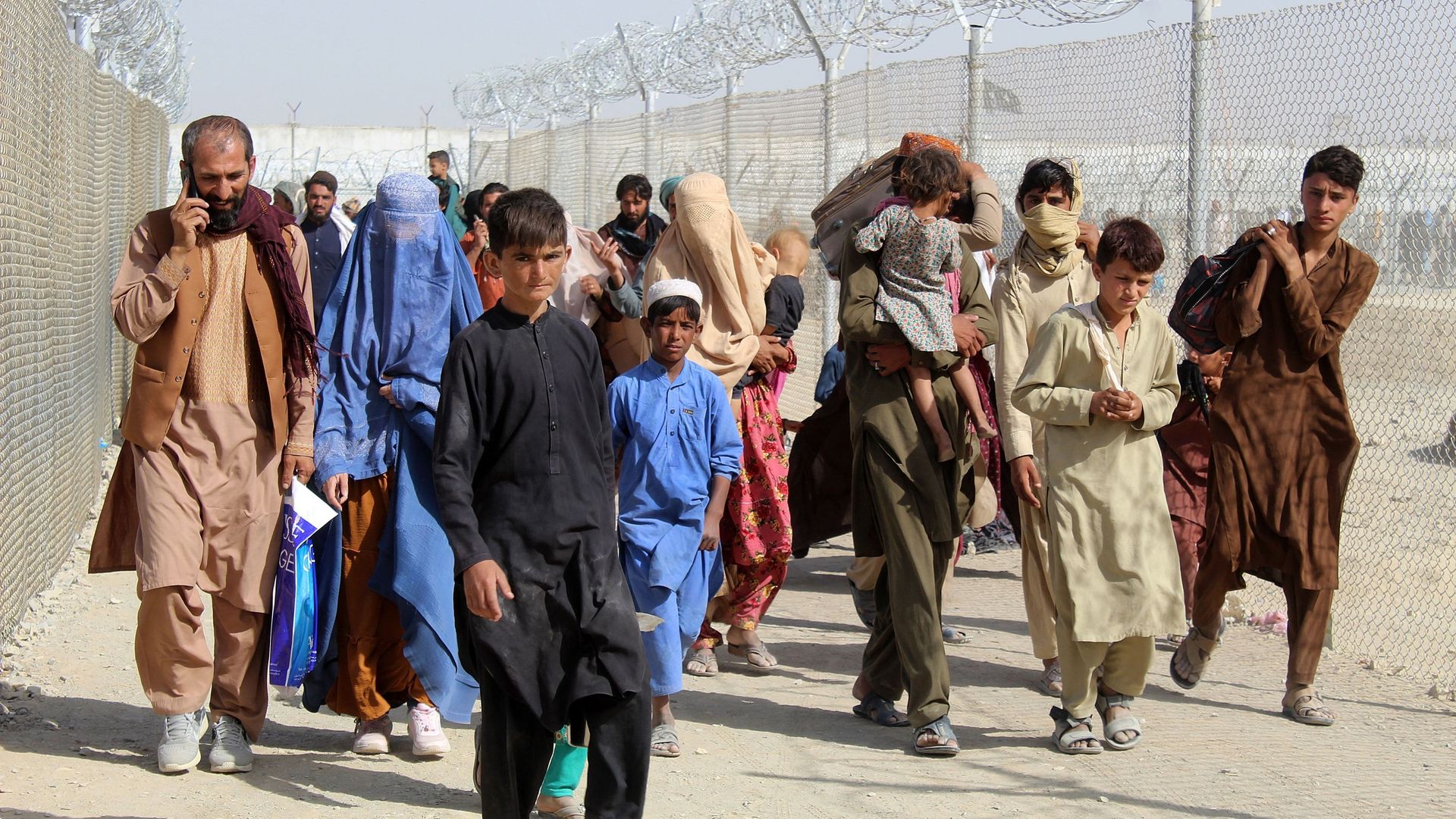Le poste-frontière de Chaman entre le Pakistan et l'Afghanistan.