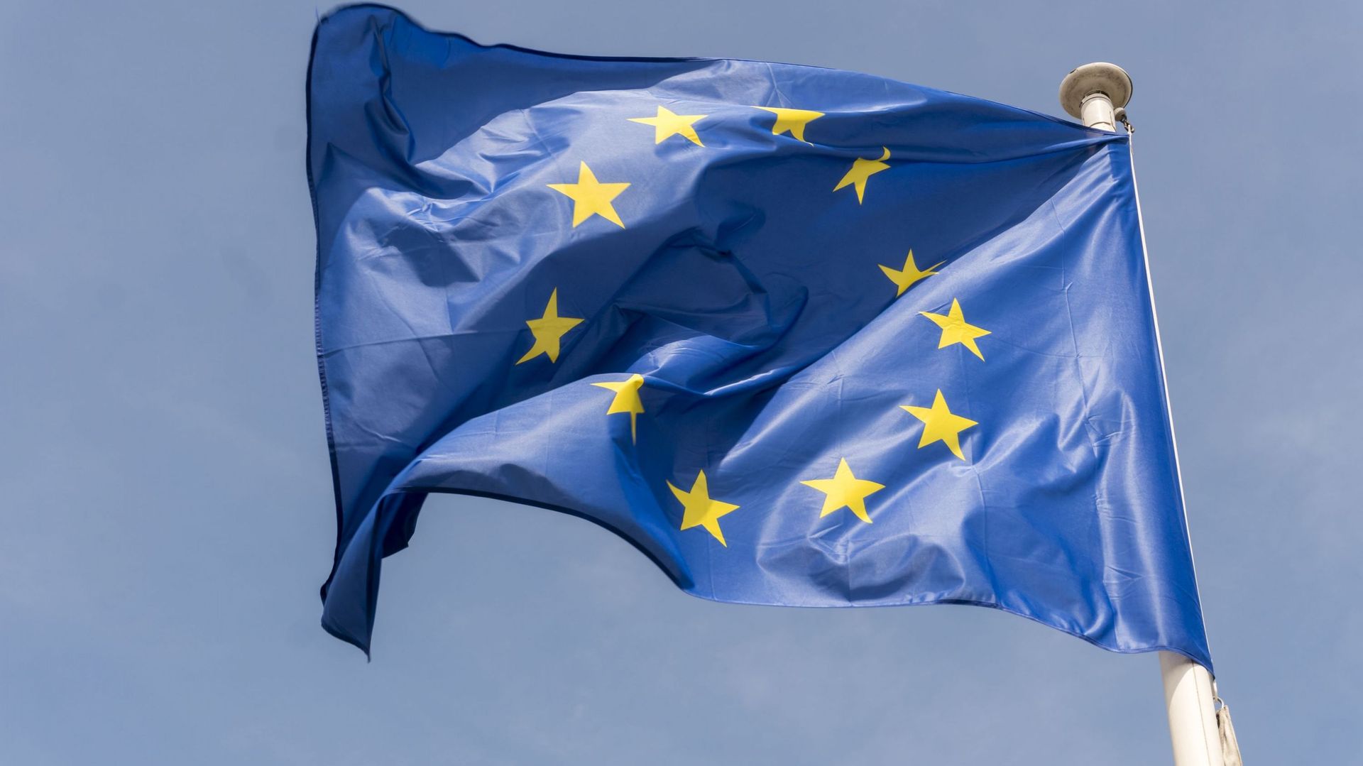 European Union flag at Berlaymont building