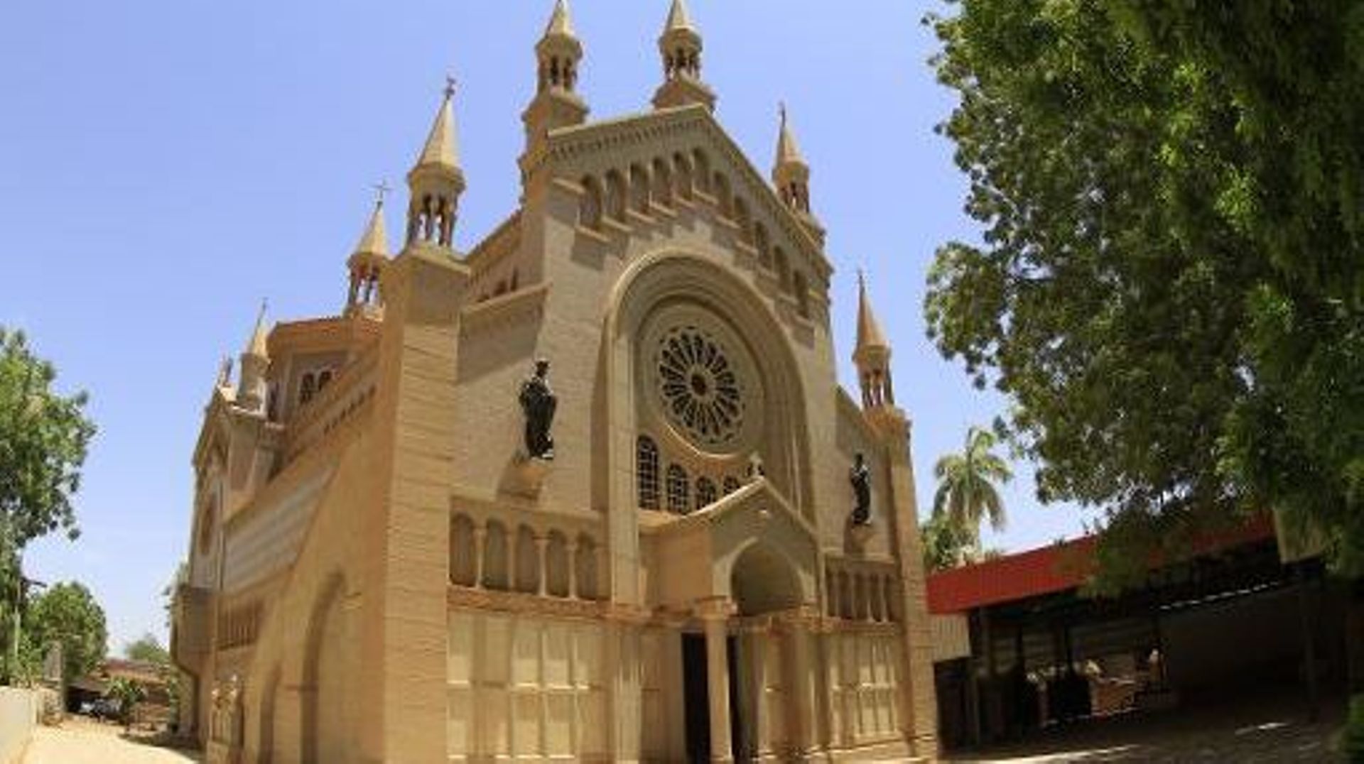 La cathédrale Saint-Matthieu le 15 mai 2014 à Khartoum