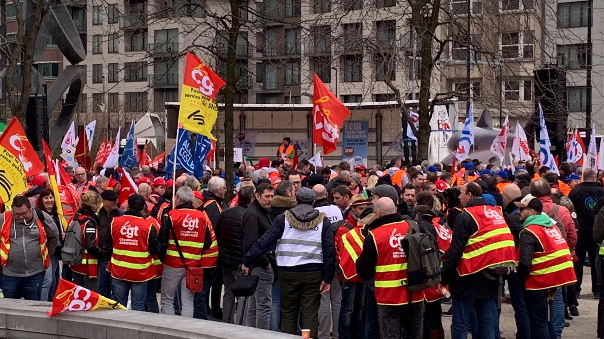 Manifestation à Bruxelles: Le Secteur Du Transport Dans Les Rues Ce ...