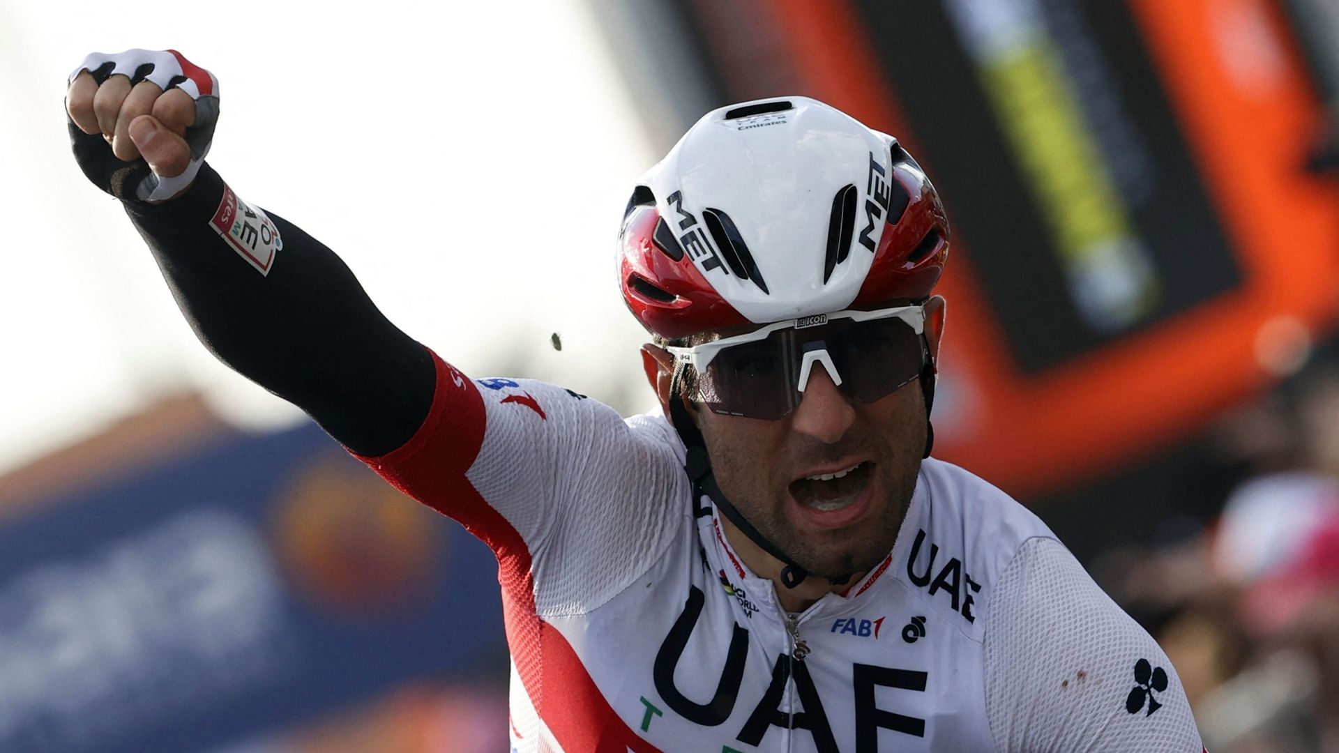 Diego Ulissi, vainqueur de la 13e étape du Giro en octobre 2020.