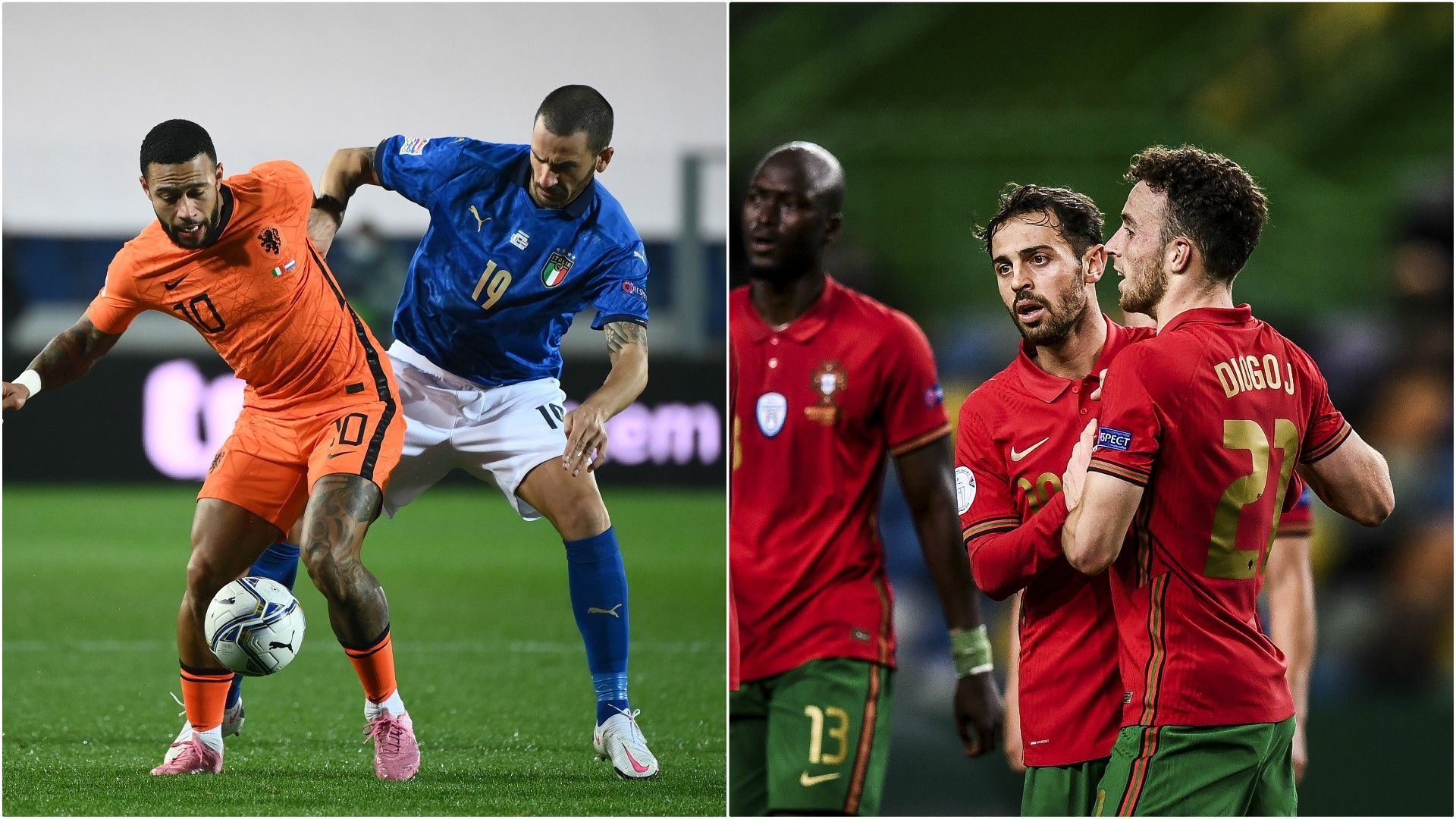 Nations League : L'Italie et les Pays-Bas se neutralisent, le Portugal ne fait qu'une bouchée d'une faible Suède