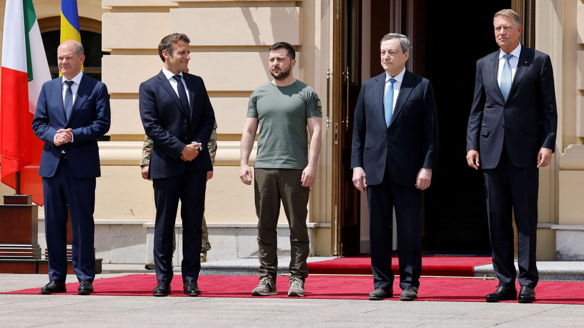 Visite à Kiev du chancelier allemand, du président français, du Premier ministre Italien et du président roumain