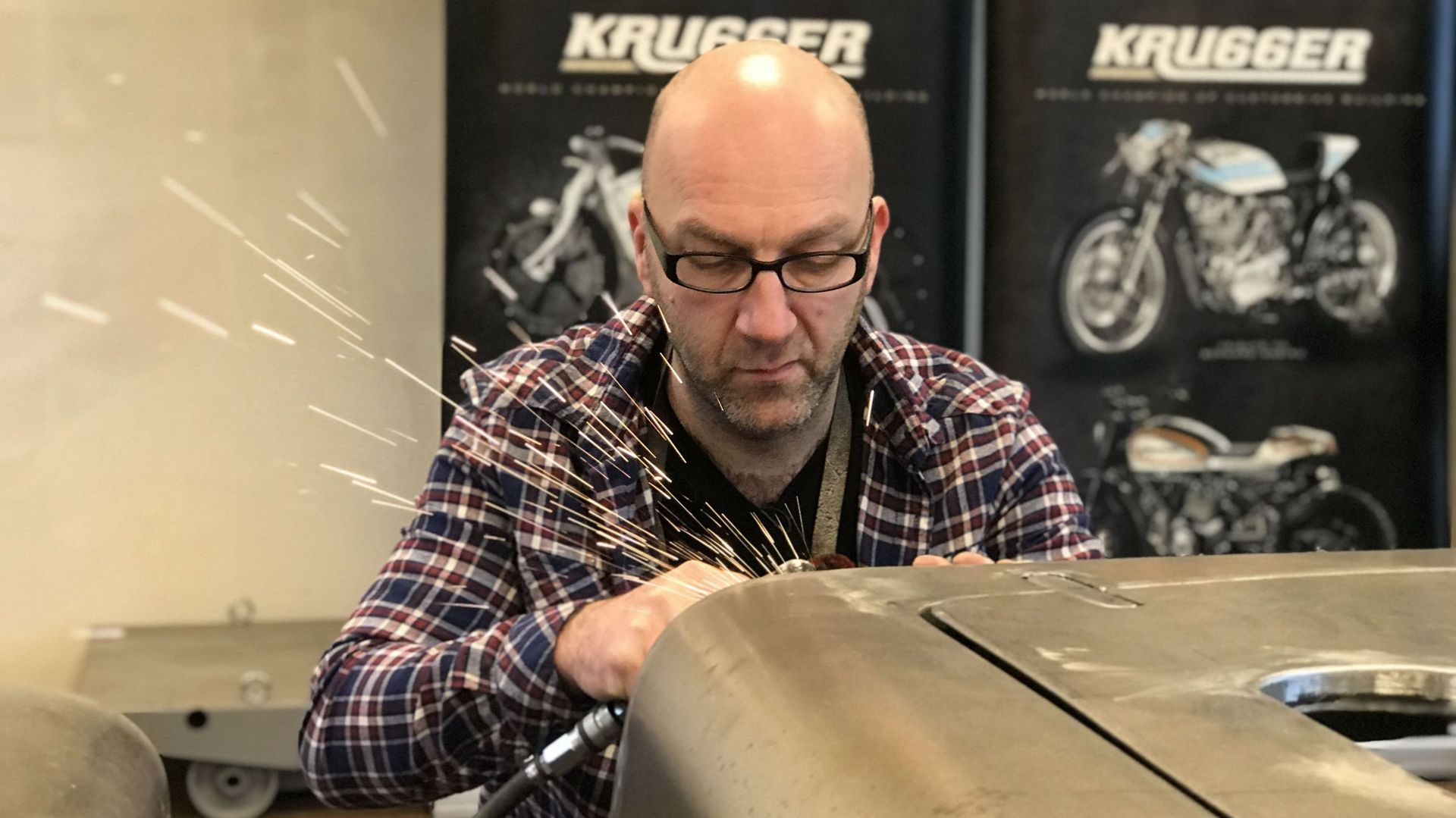 Fred Krugger travaille depuis avril 2017 sur une voiture d'exception